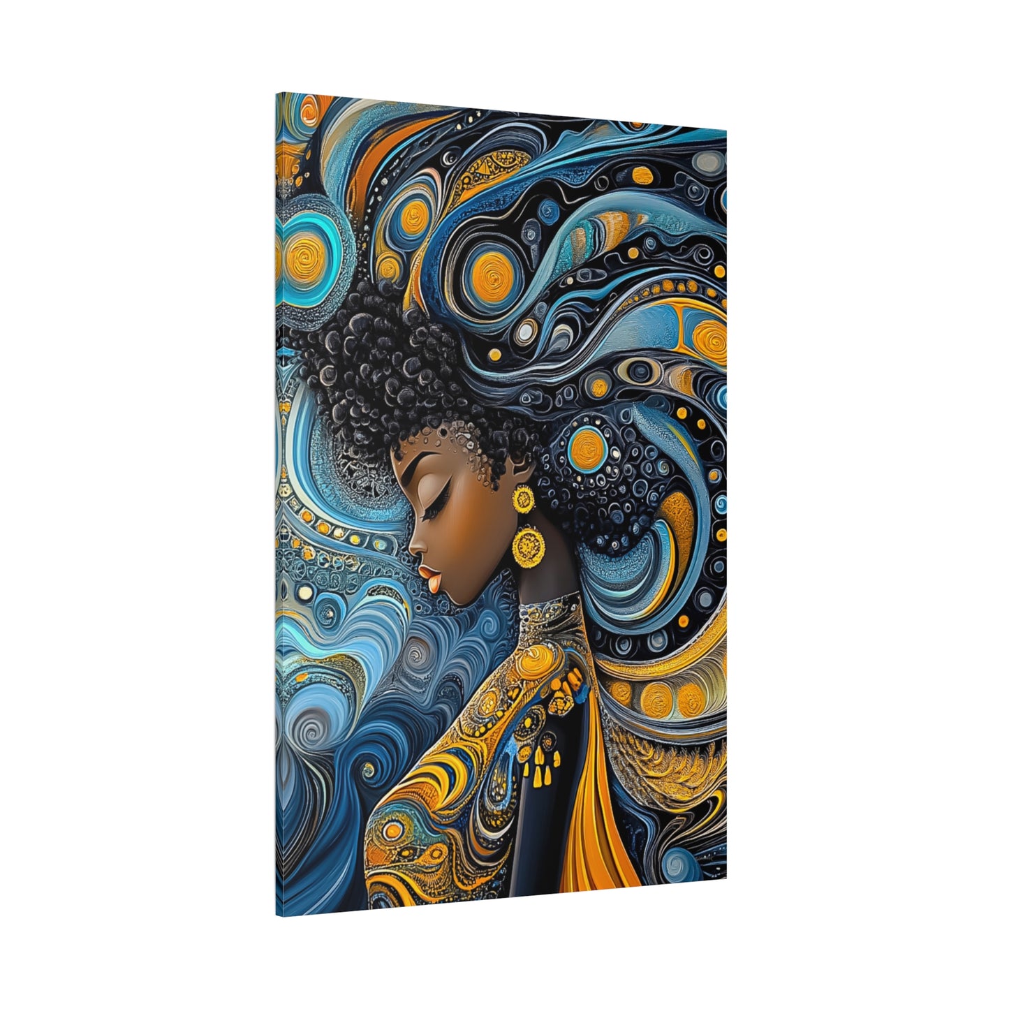 ThurmanatorX Art | The Alchemy of Her Thought | Aphrochrysalis | Matte Canvas, Stretched, 1.25"
