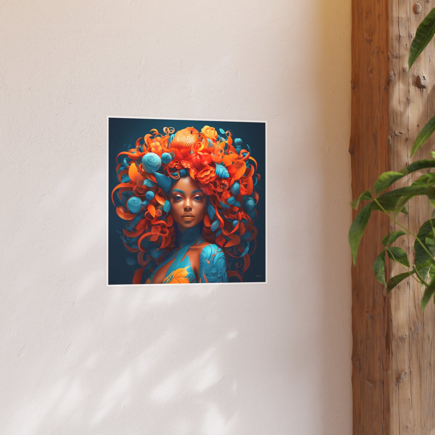 ThurmanatorX Art | Halo of Bloom | Aphrochrysalis | Satin Wall Art Print