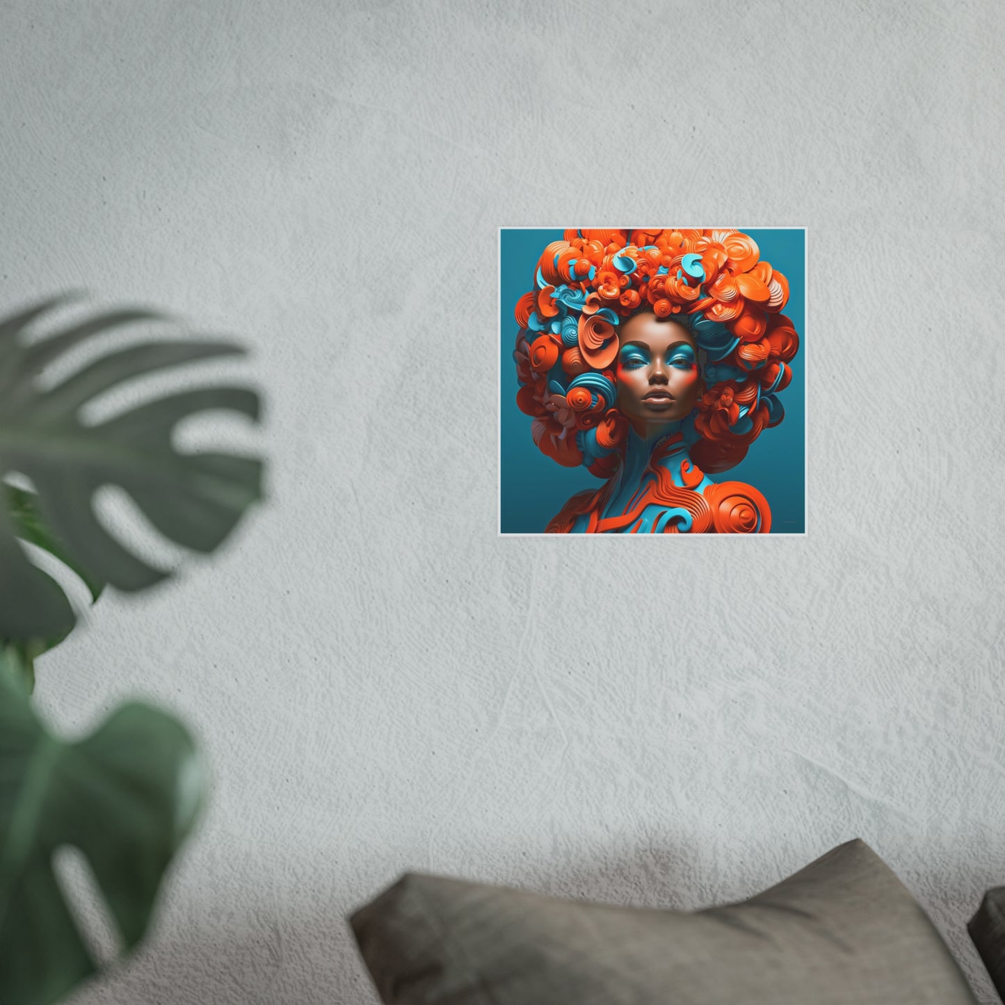 ThurmanatorX Art | Velvet Voltage Muse | Aphrochrysalis | Satin Wall Art Print