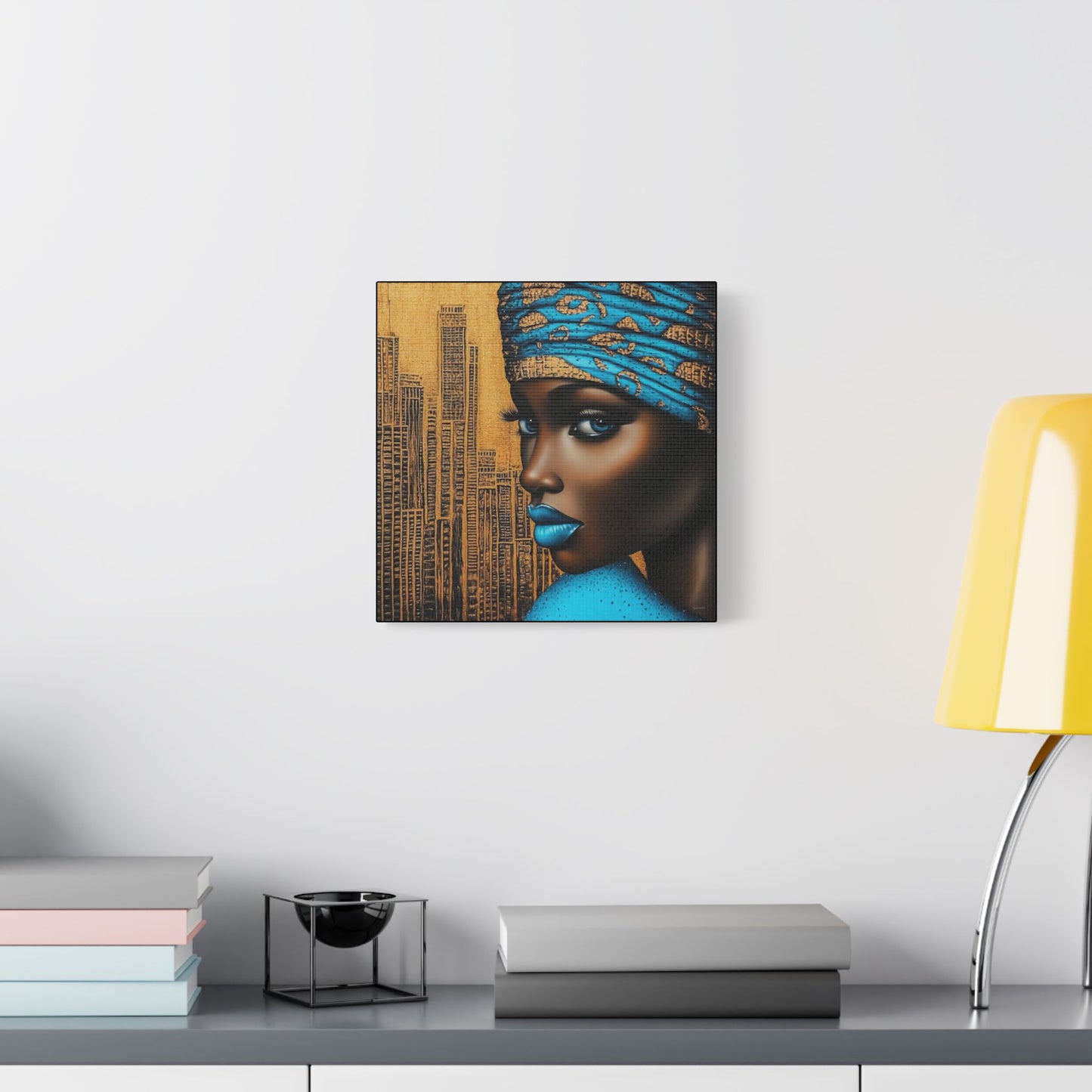 ThurmanatorX Art | Zariah, Eyes of the Metropolis | Aphrochrysalis | Satin Canvas Art Print