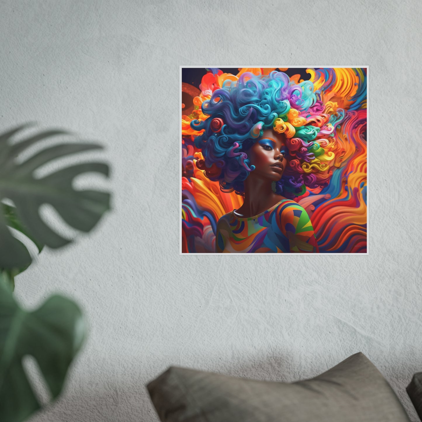 ThurmanatorX Art | Electric Moxie | Aphrochrysalis | Satin Wall Art Print