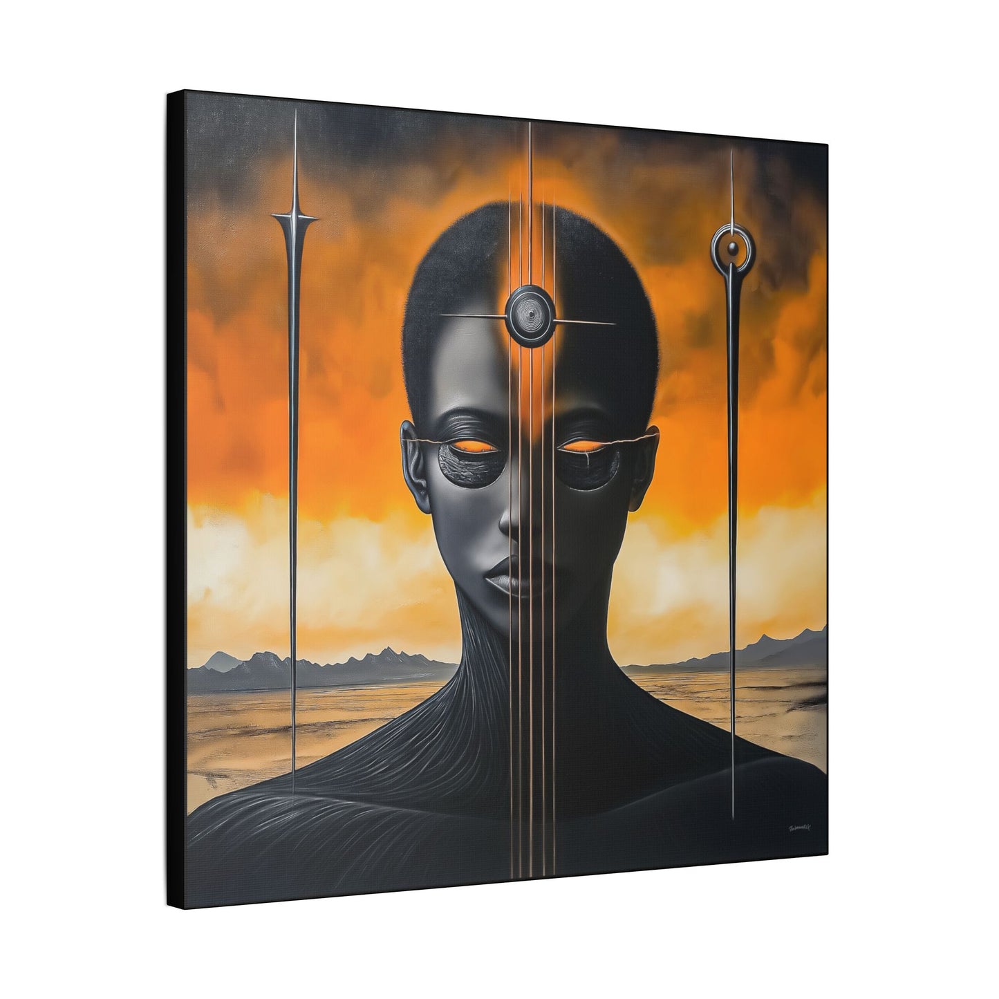 ThurmanatorX Art | Vanta Whisper | AphrodisiDark | Satin Canvas Art Print
