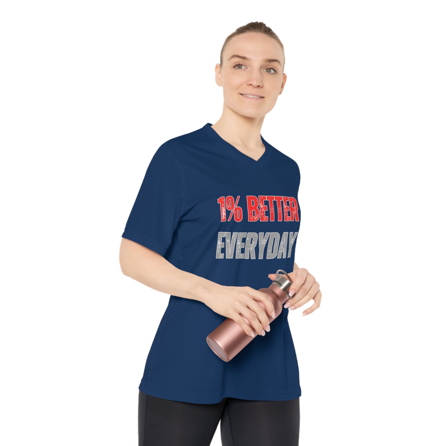 ThurmanatorX Art | 1% Better Everyday | Aphrodisiart | Performance V-Neck Tee