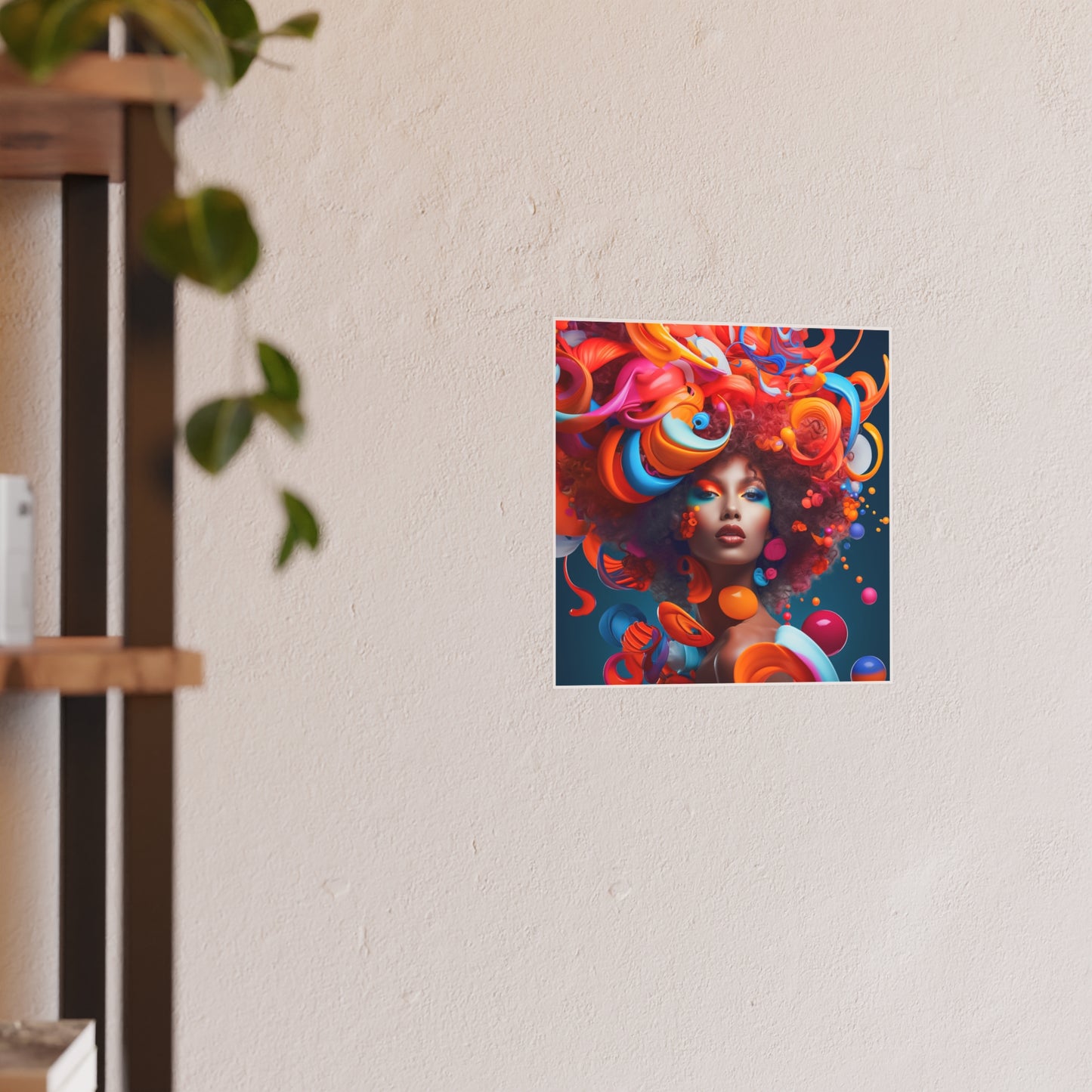 ThurmanatorX Art | Bloomdream Muse | Aphrochrysalis | Satin Wall Art Print
