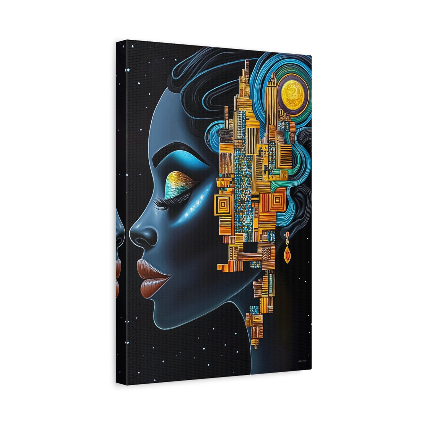 ThurmanatorX Art | Ancestral Frequencies | Aphrochrysalis | Matte Canvas, Stretched, 1.25"