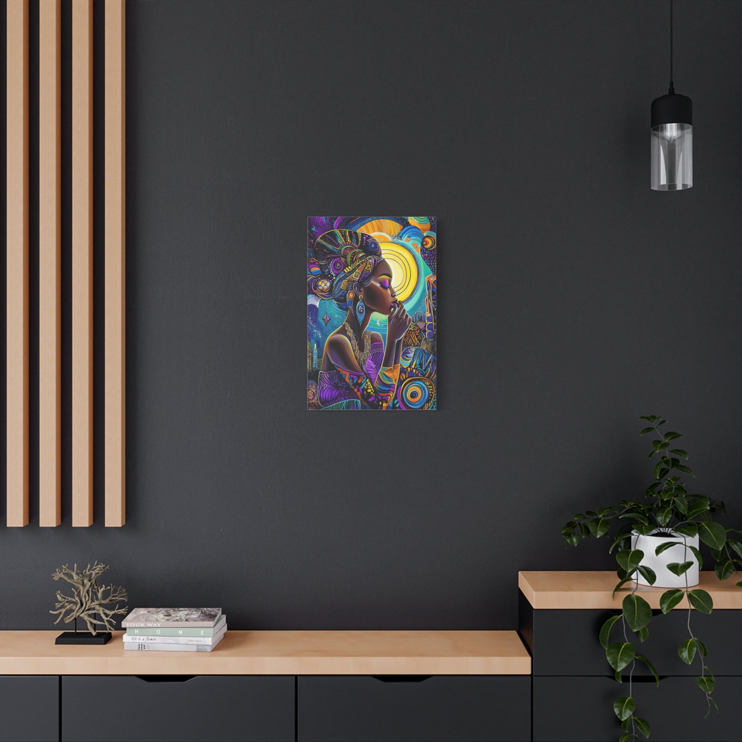 ThurmanatorX Art | Crowned in Nebulas | Aphrochrysalis | Matte Canvas, Stretched, 1.25"