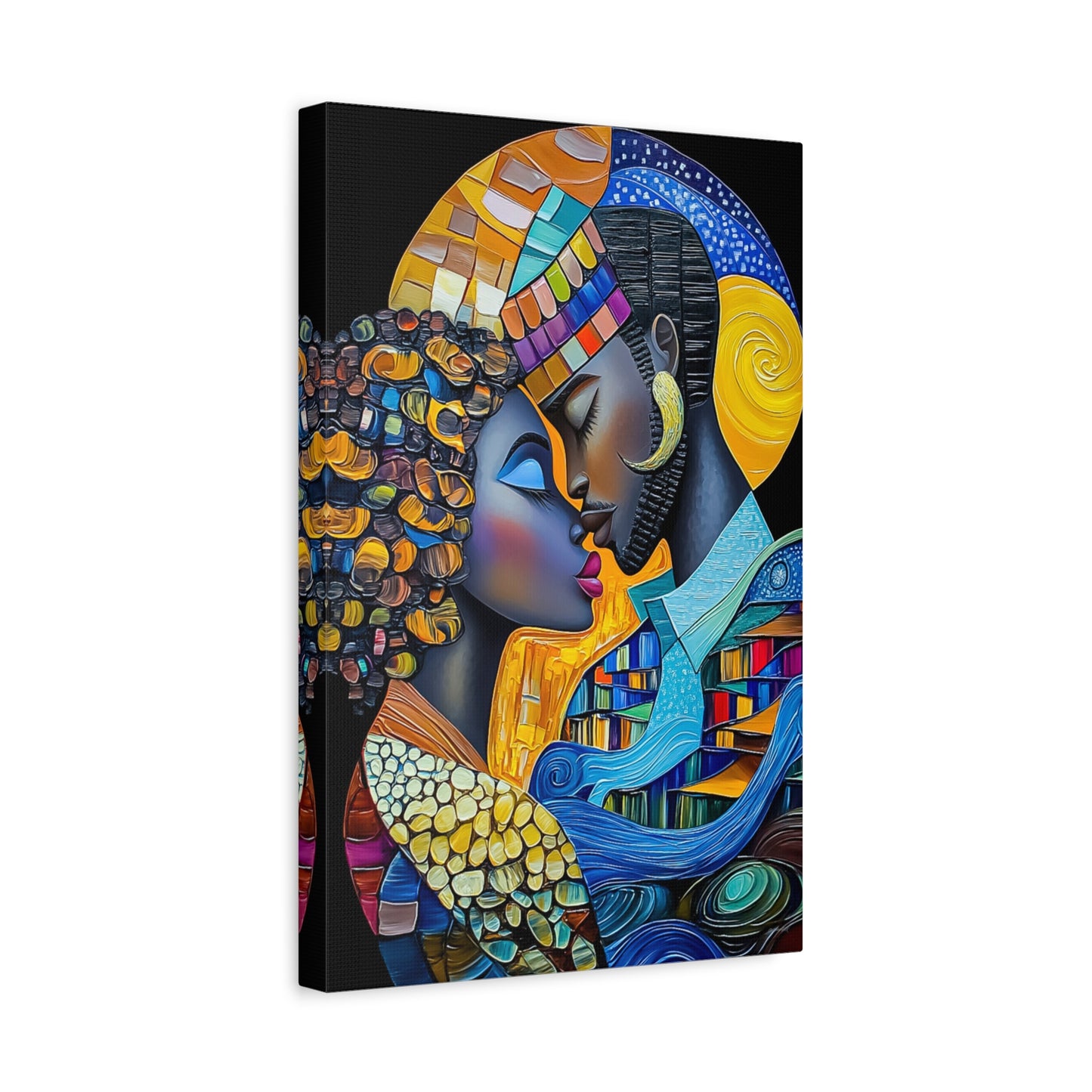 ThurmanatorX Art | Nebula Kiss | Aphrochrysalis | Matte Canvas, Stretched, 1.25"
