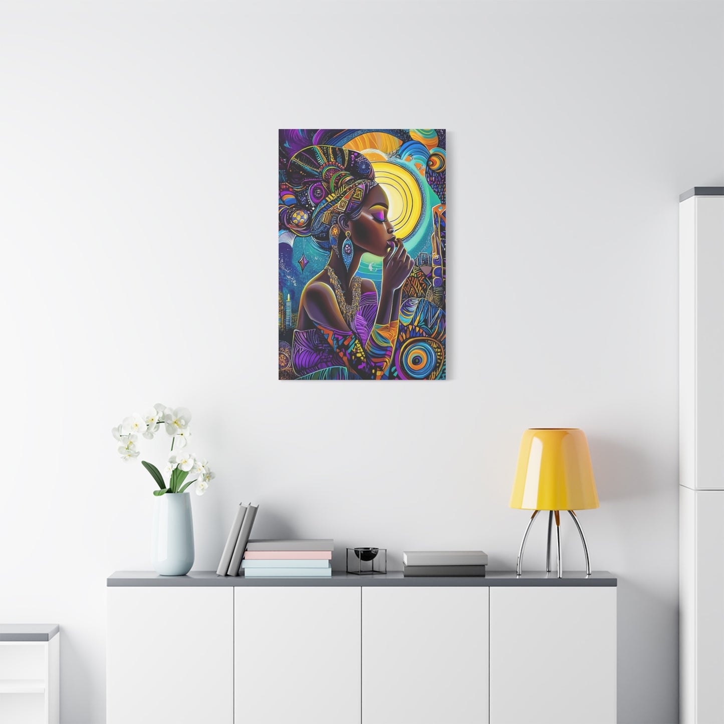 ThurmanatorX Art | Crowned in Nebulas | Aphrochrysalis | Matte Canvas, Stretched, 1.25"