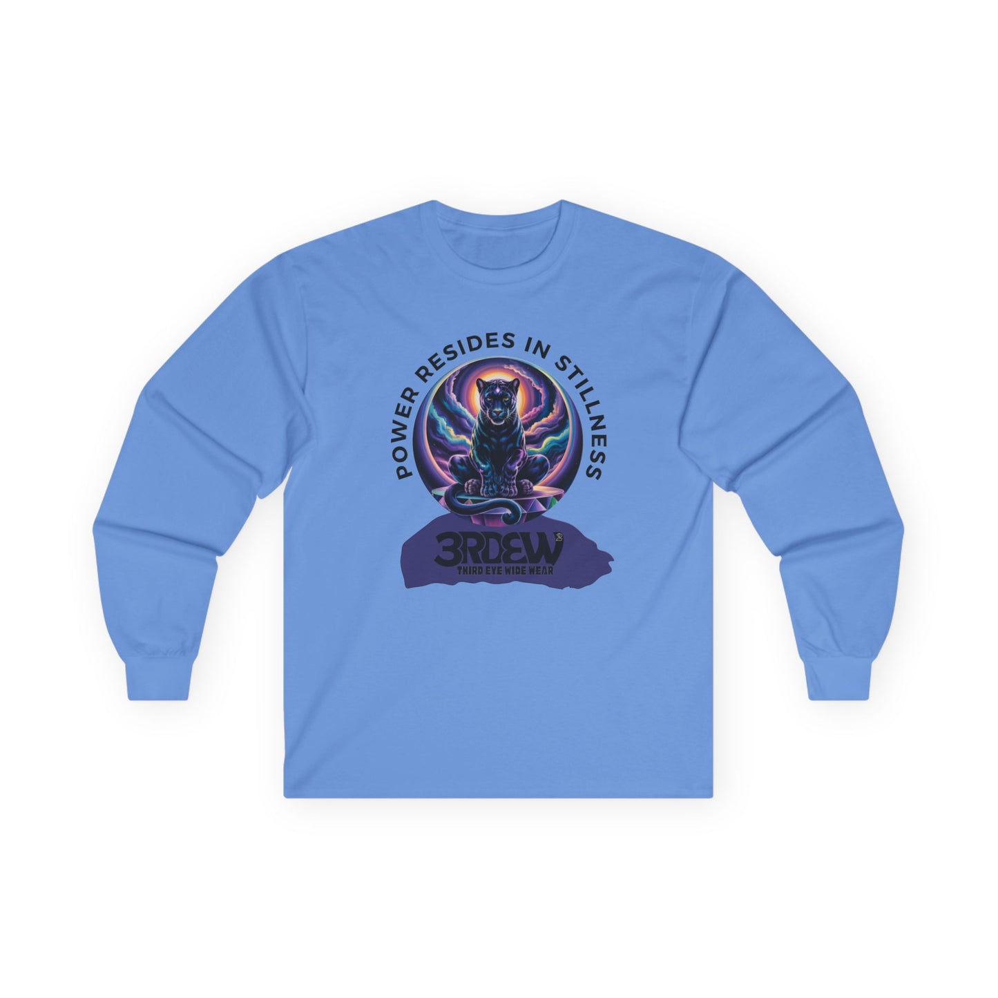 3RDEW² | Power Resides In Stillness | Third Eye Wide Wear | Unisex Ultra Cotton Long Sleeve Tee