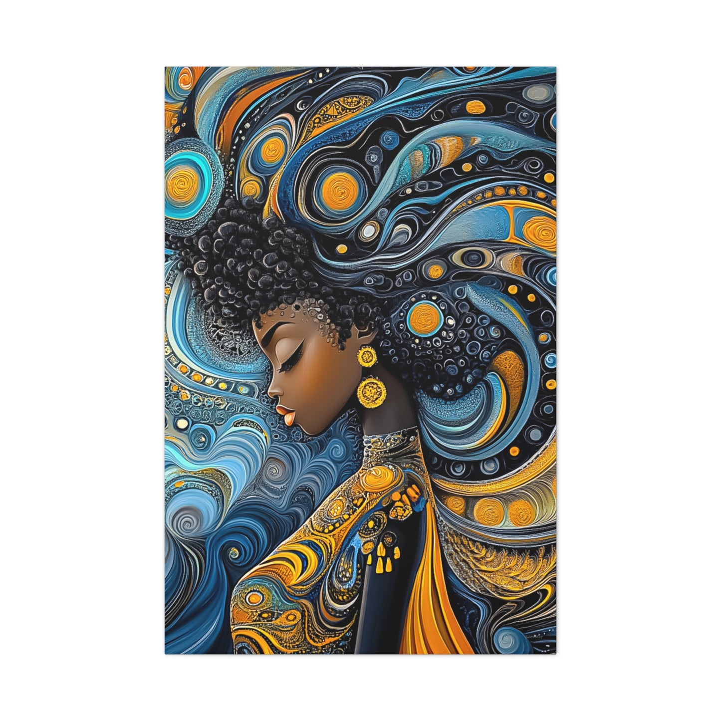 ThurmanatorX Art | The Alchemy of Her Thought | Aphrochrysalis | Matte Canvas, Stretched, 1.25"