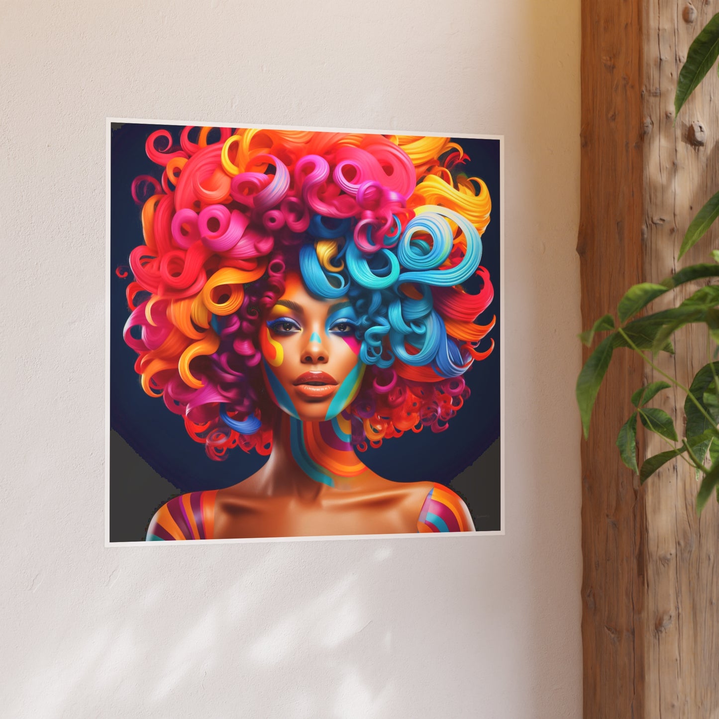 ThurmanatorX Art | Crown of Chromaflame | Aphrochrysalis | Satin Wall Art Print