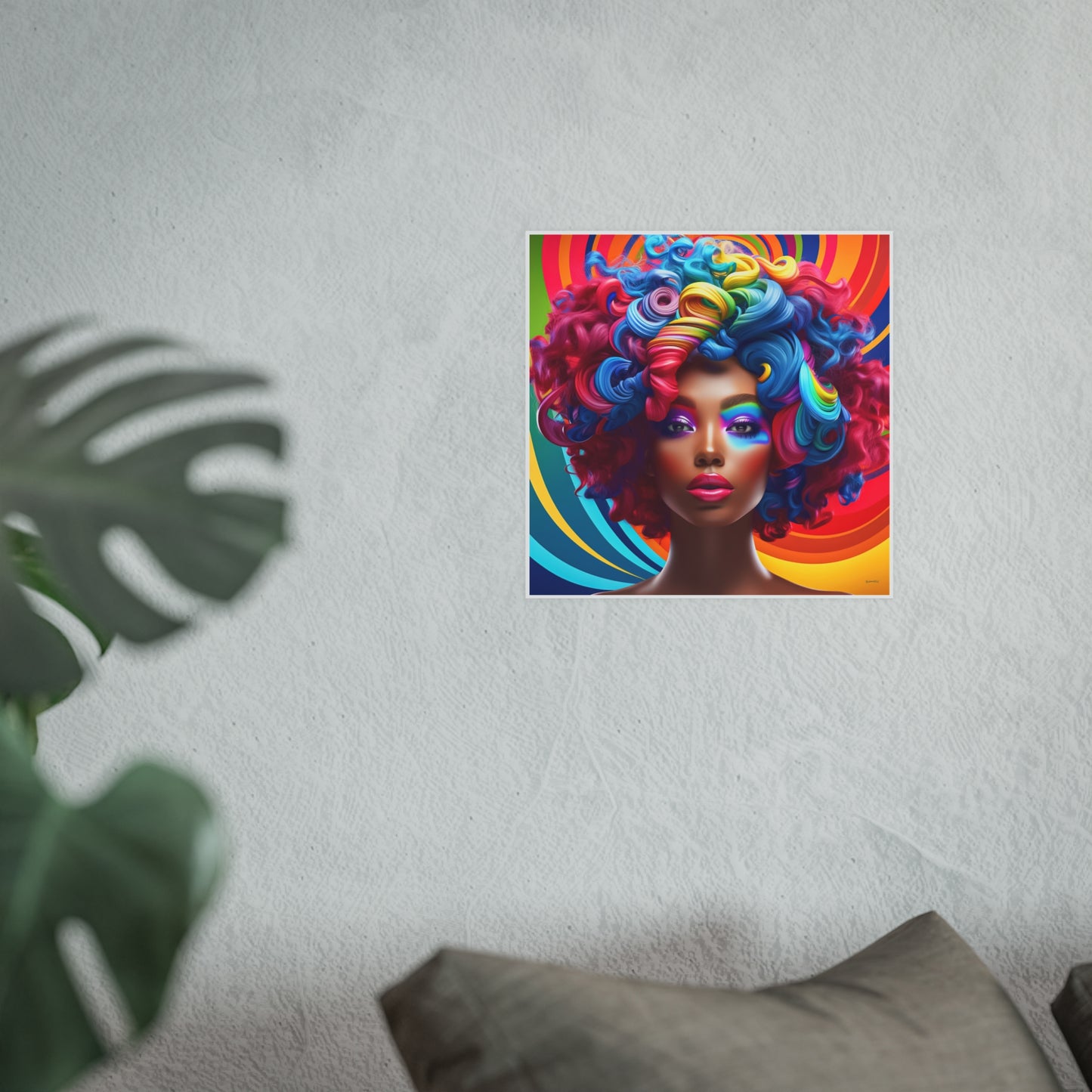 ThurmanatorX Art | Lush Prism Heir | Aphrochrysalis | Satin Wall Art Print