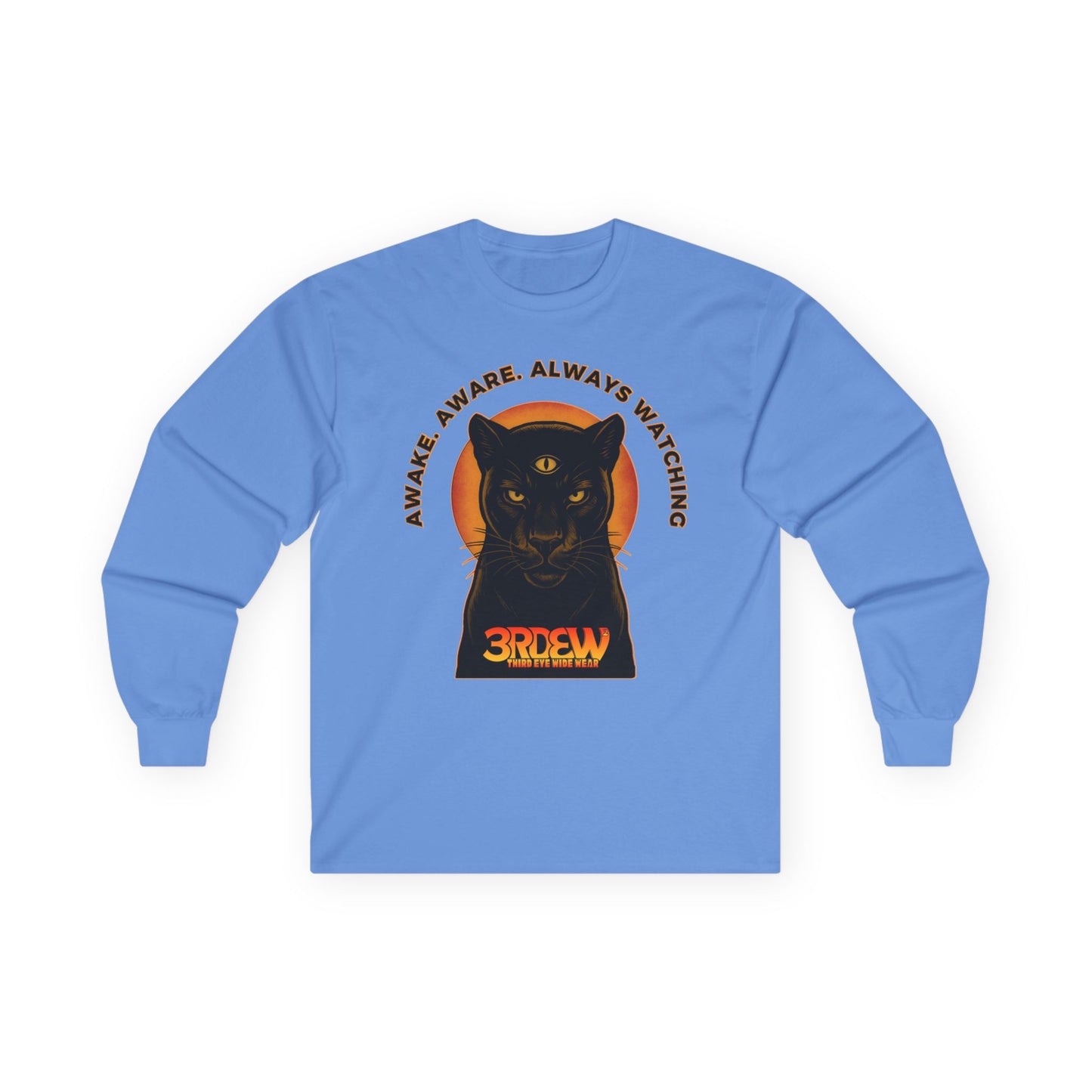 3RDEW² | Awake. Aware. Always Watching | Third Eye Wide Wear | Unisex Ultra Cotton Long Sleeve Tee