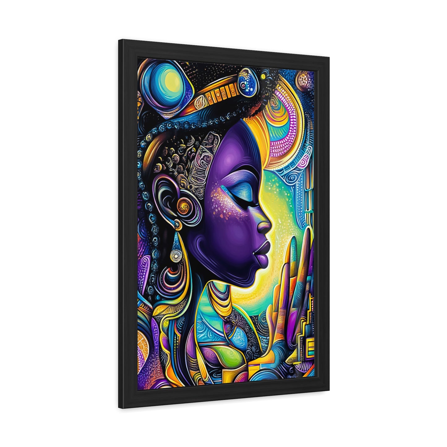 ThurmanatorX Art | Reflections of Stardom | Aphrochrysalis | Framed Poster Print