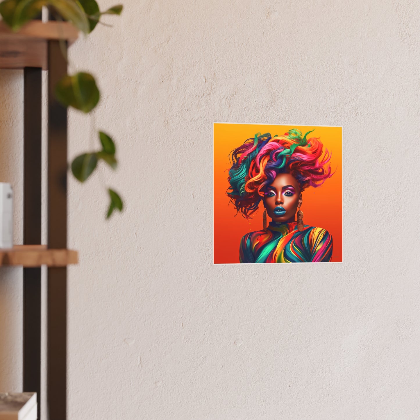 ThurmanatorX Art | Velvet Voltage Muse | Aphrochrysalis | Satin Wall Art Print