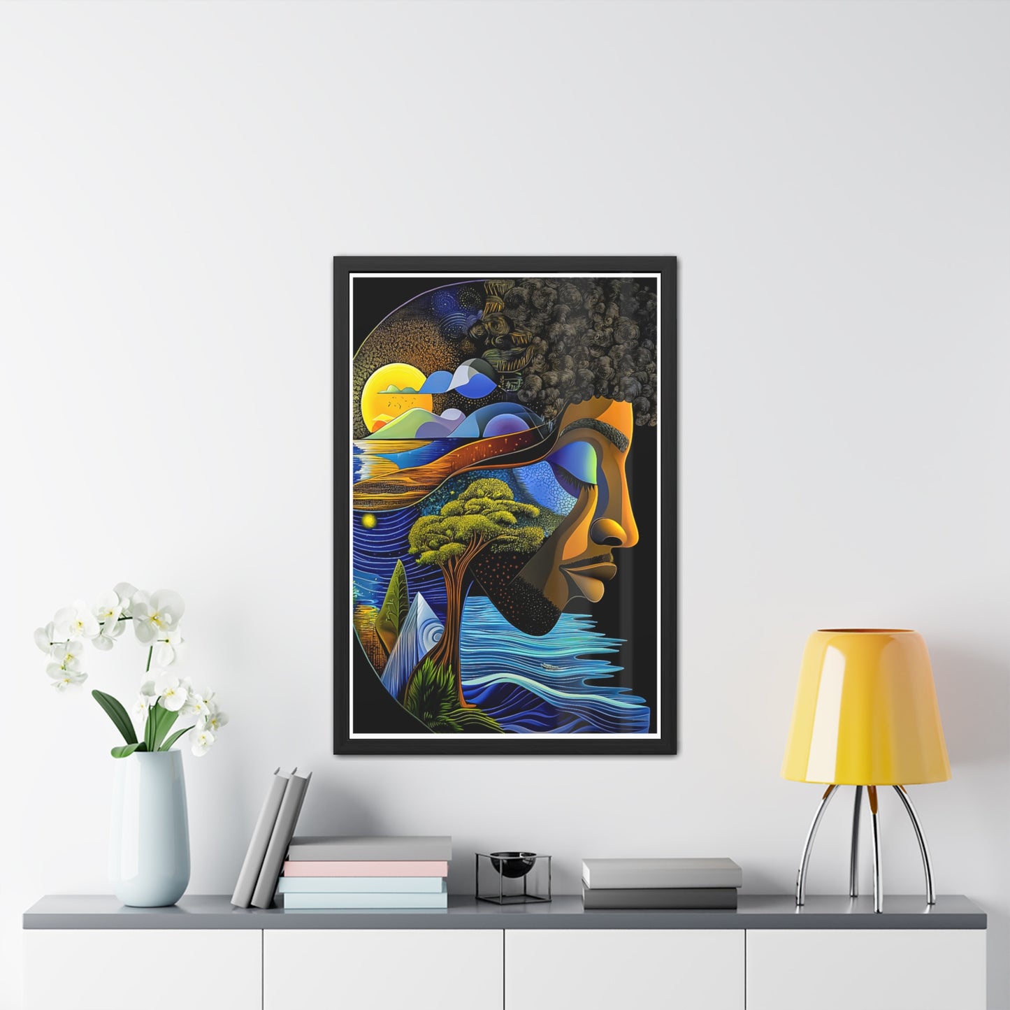 ThurmanatorX Art | Divinity in Silence | Aphrochrysalis | Framed Poster Print