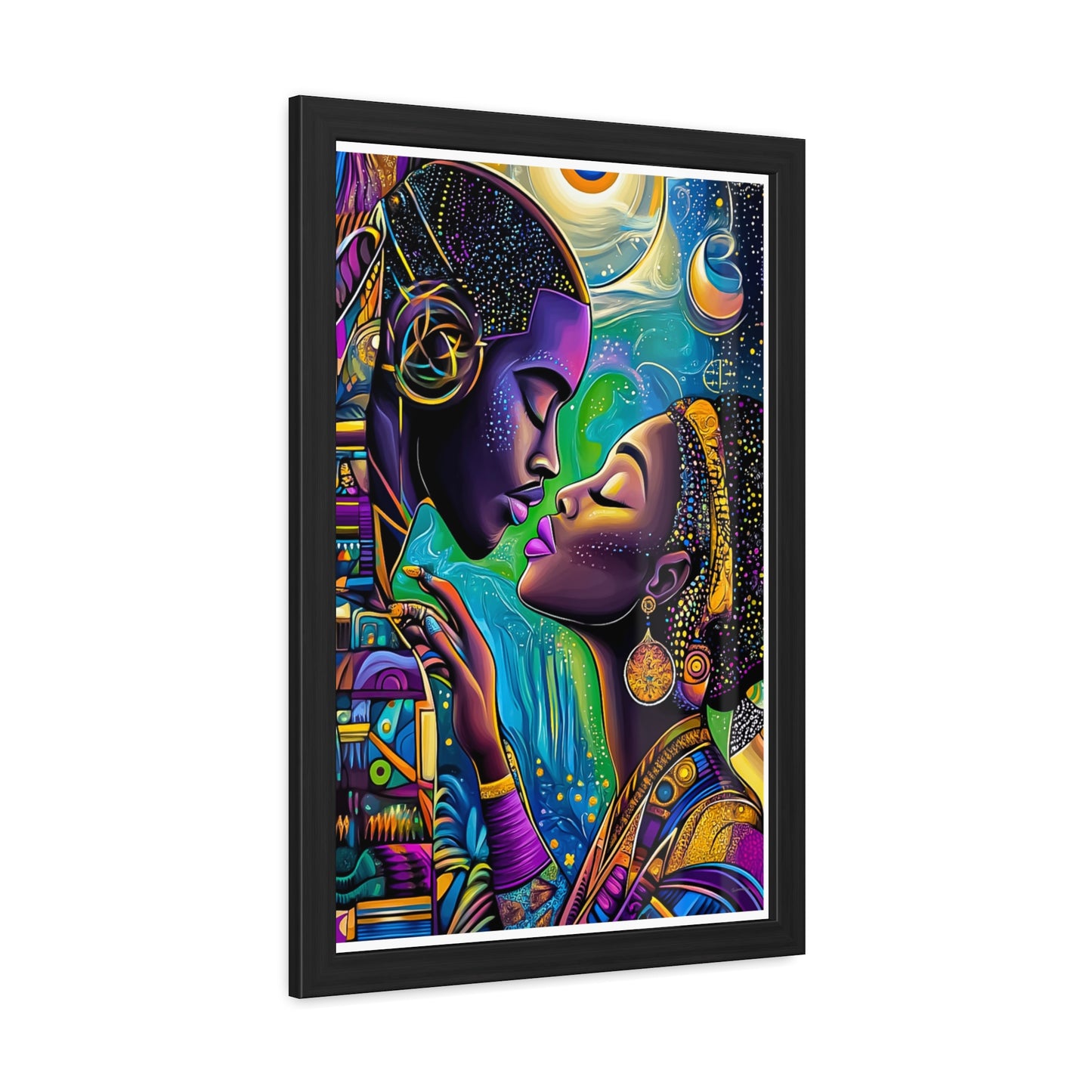 ThurmanatorX Art | Moonlight Mindscape | Aphrochrysalis | Framed Poster Print