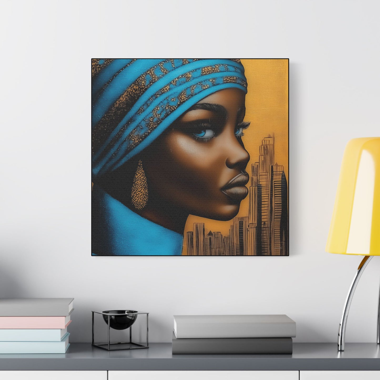 ThurmanatorX Art | Nyla, Guardian of the Highrise | Aphrochrysalis | Satin Canvas Art Print