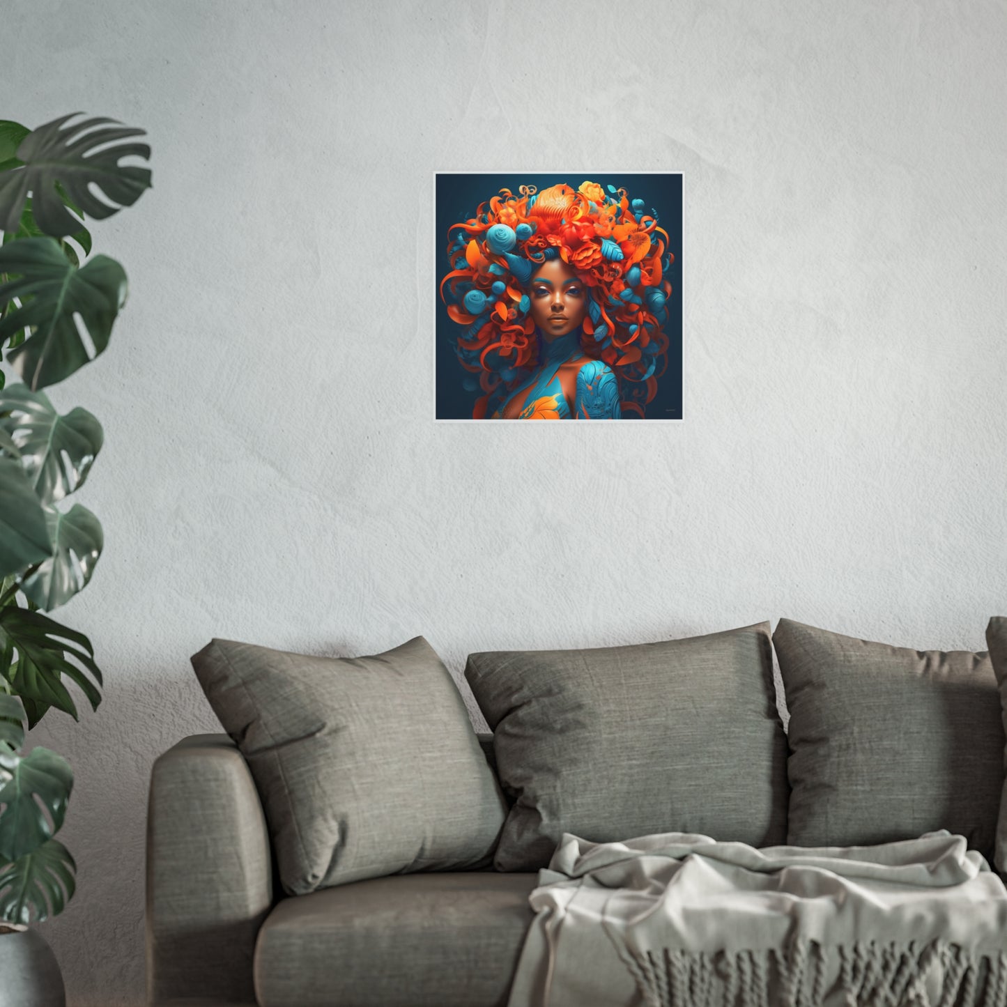 ThurmanatorX Art | Halo of Bloom | Aphrochrysalis | Satin Wall Art Print