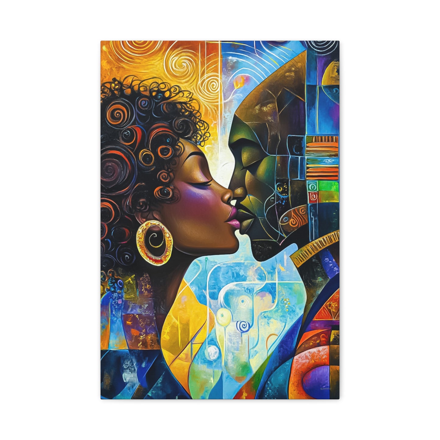 ThurmanatorX Art | Crystals of the City Sun | Aphrochrysalis | Matte Canvas, Stretched, 1.25"
