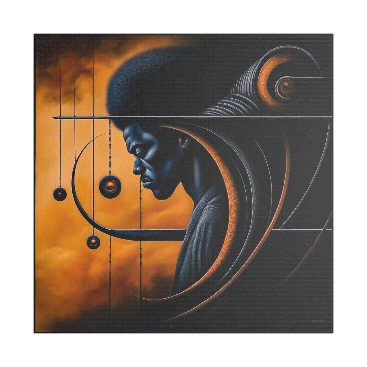 ThurmanatorX Art | Nyxroot | AphrodisiDark | Satin Canvas Art Print