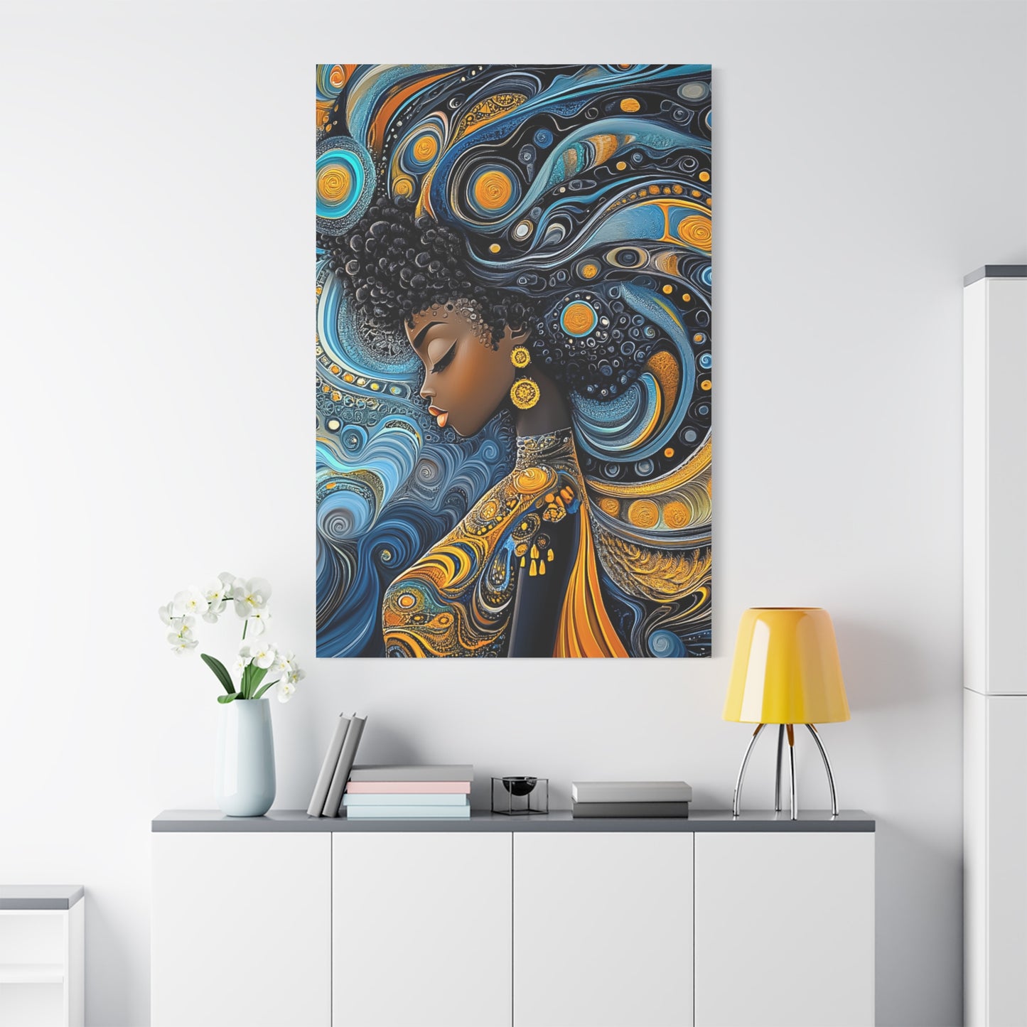 ThurmanatorX Art | The Alchemy of Her Thought | Aphrochrysalis | Matte Canvas, Stretched, 1.25"