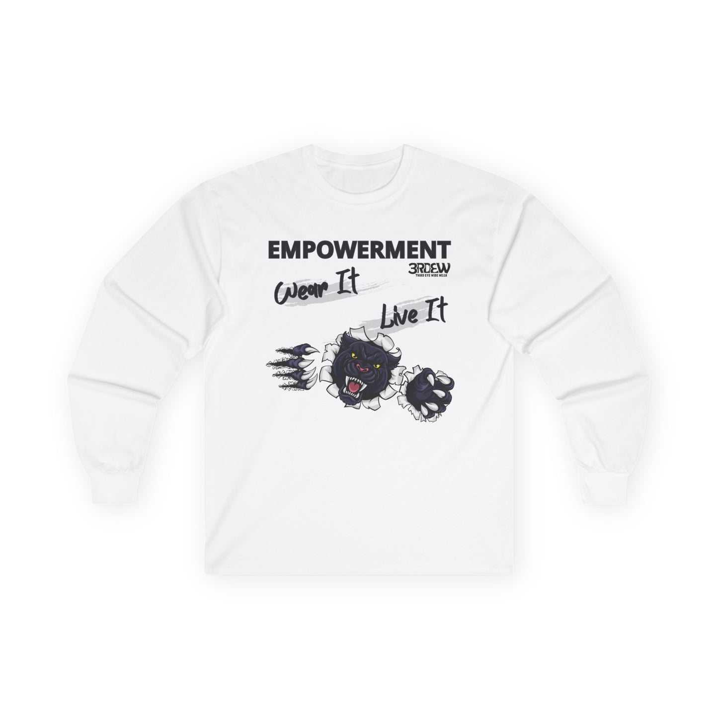 3RDEW² | Empowerment - Wear It - Live It | Third Eye Wide Wear | Unisex Ultra Cotton Long Sleeve Tee