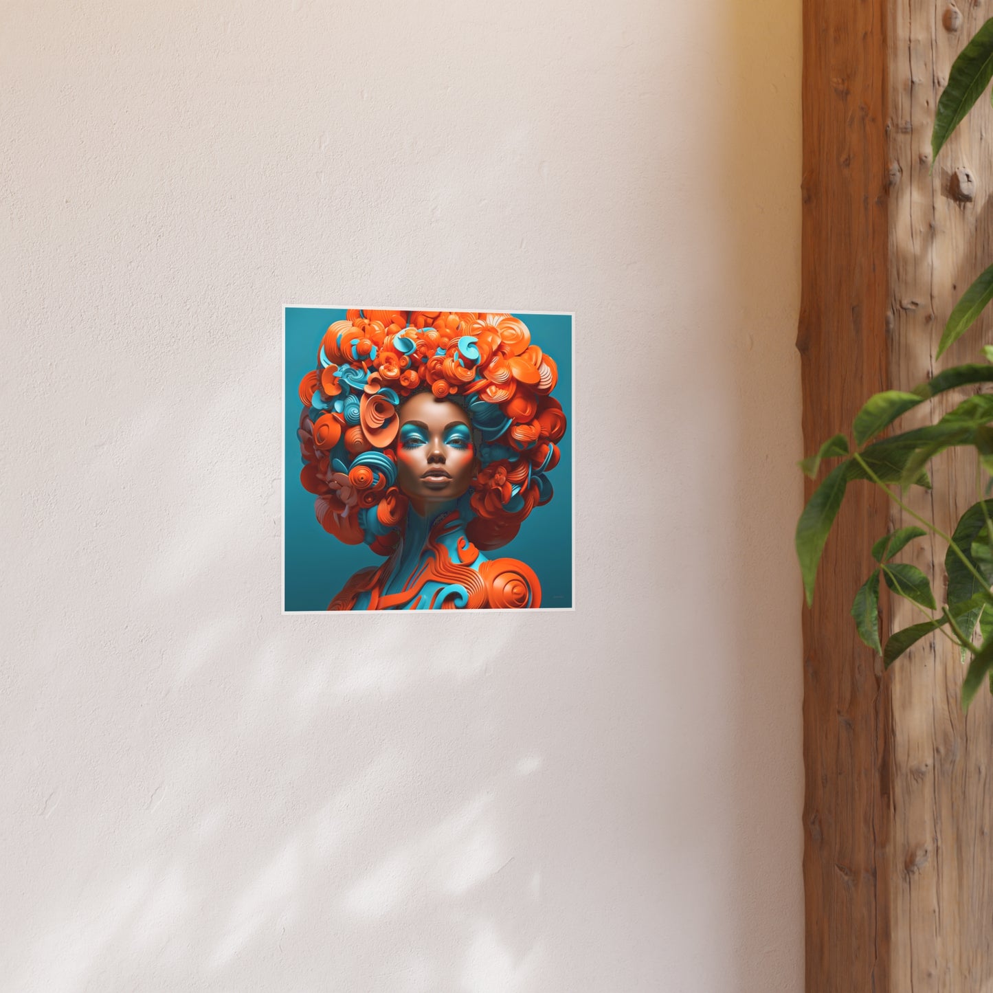 ThurmanatorX Art | Velvet Voltage Muse | Aphrochrysalis | Satin Wall Art Print