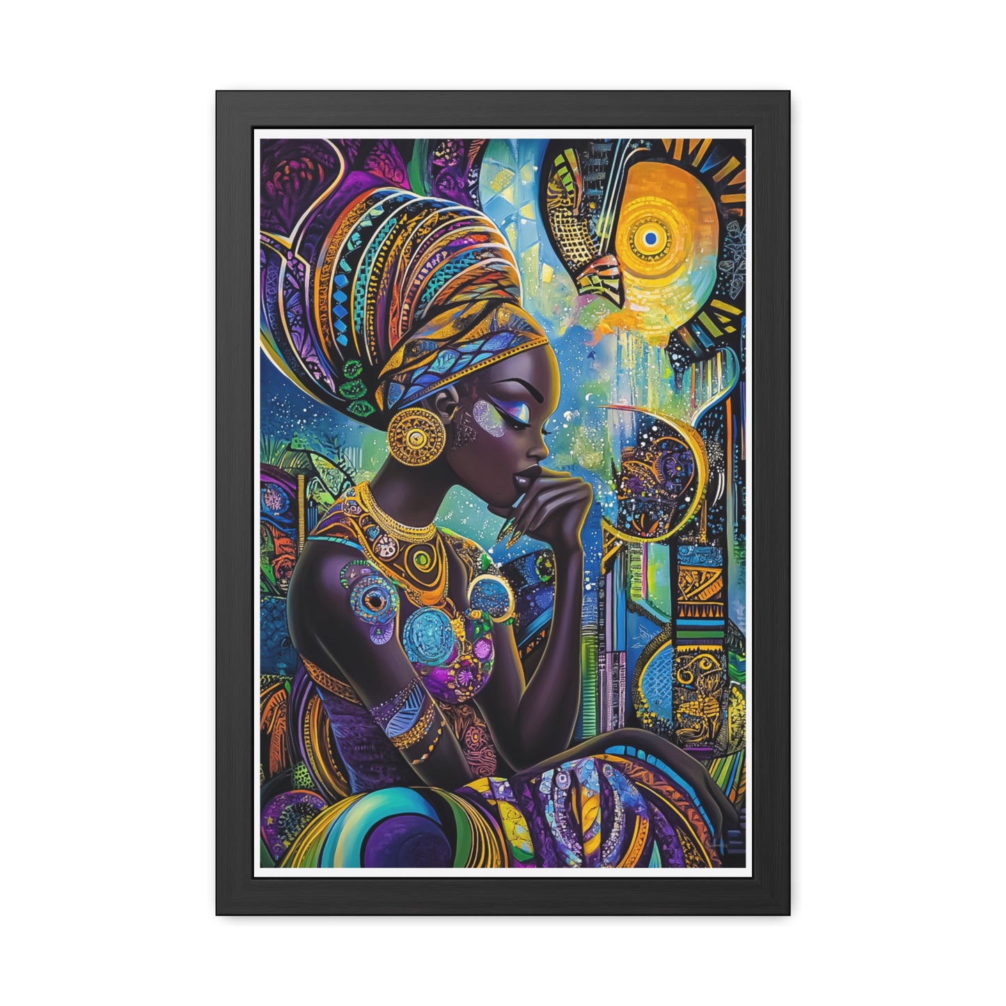 ThurmanatorX Art | When Suns Kiss Moons | Aphrochrysalis | Framed Poster Print