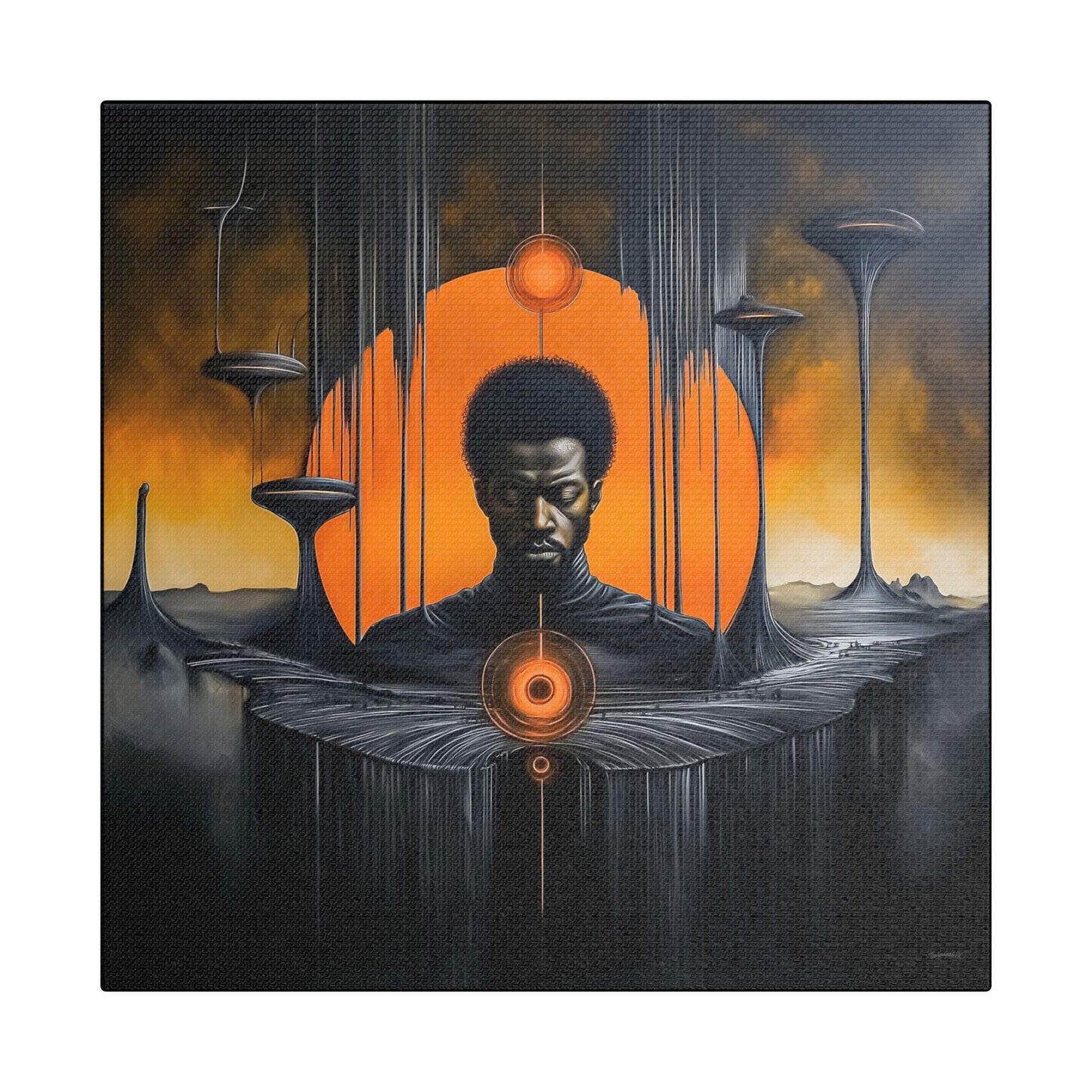 ThurmanatorX Art | Thornmind | AphrodisiDark | Satin Canvas Art Print