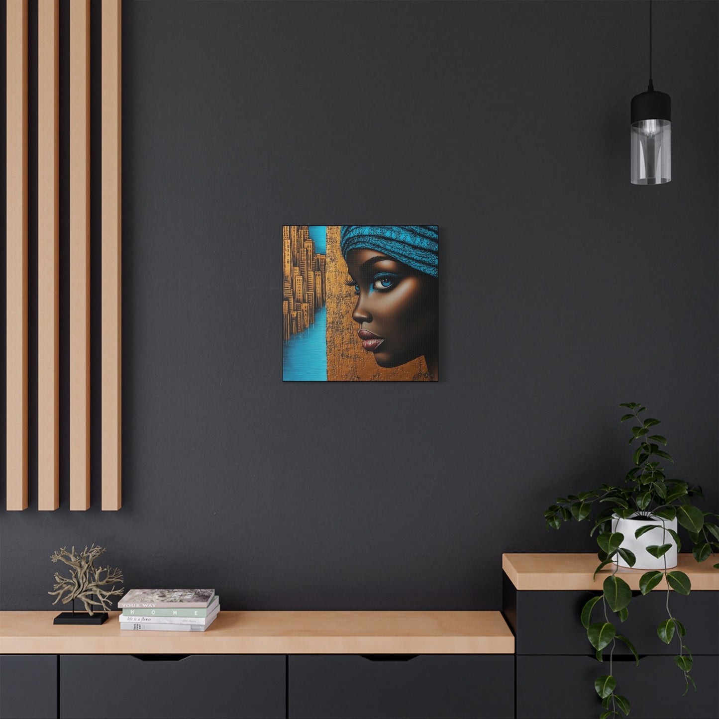 ThurmanatorX Art | Essence of Blue Reverie | Aphrochrysalis | Satin Canvas Art Print