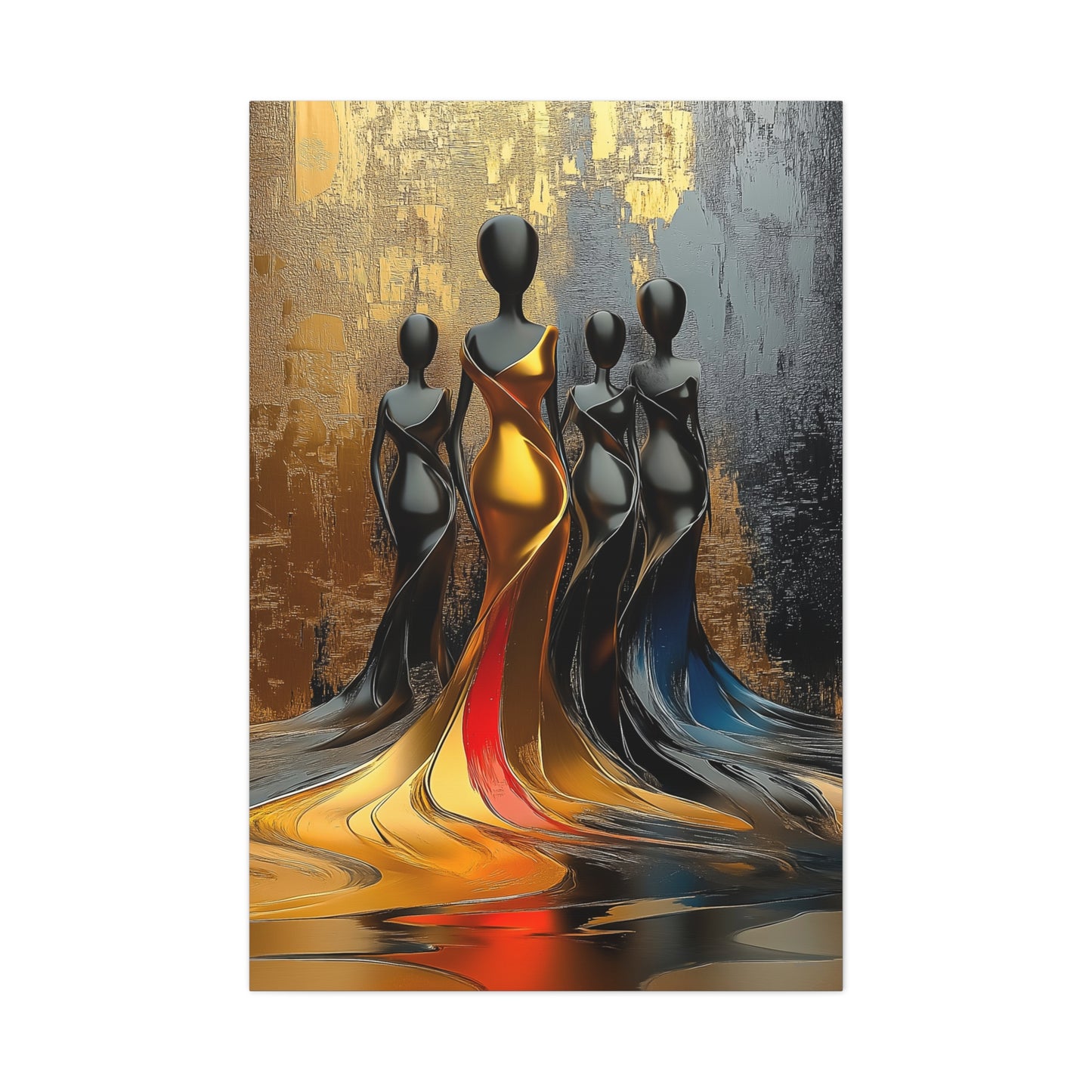ThurmanatorX Art | Silent Goldrush | Aphrodisiart | Matte Canvas Print