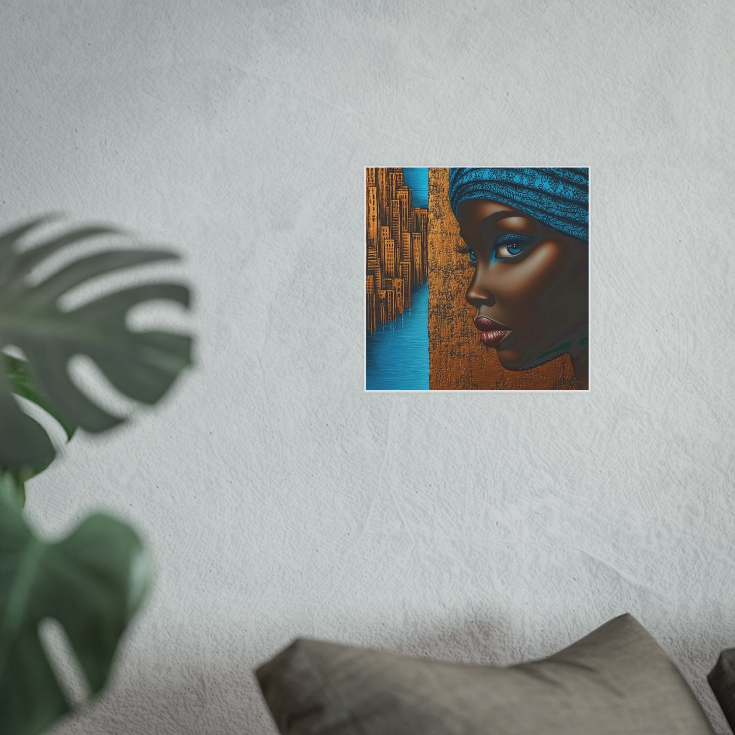 ThurmanatorX Art | Essence of Blue Reverie | Aphrochrysalis | Satin Wall Art Print