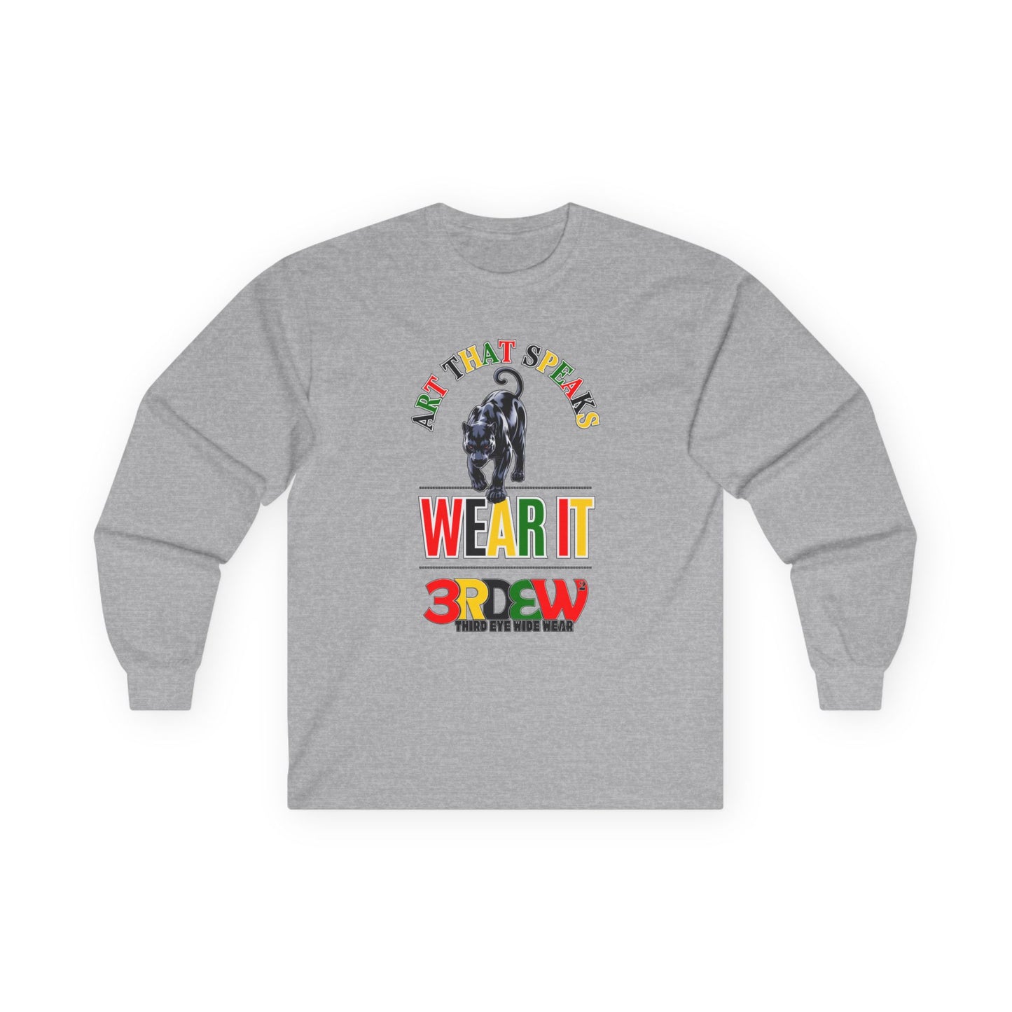 3RDEW² | Art That Speaks - Wear It | Third Eye Wide Wear | Unisex Ultra Cotton Long Sleeve Tee
