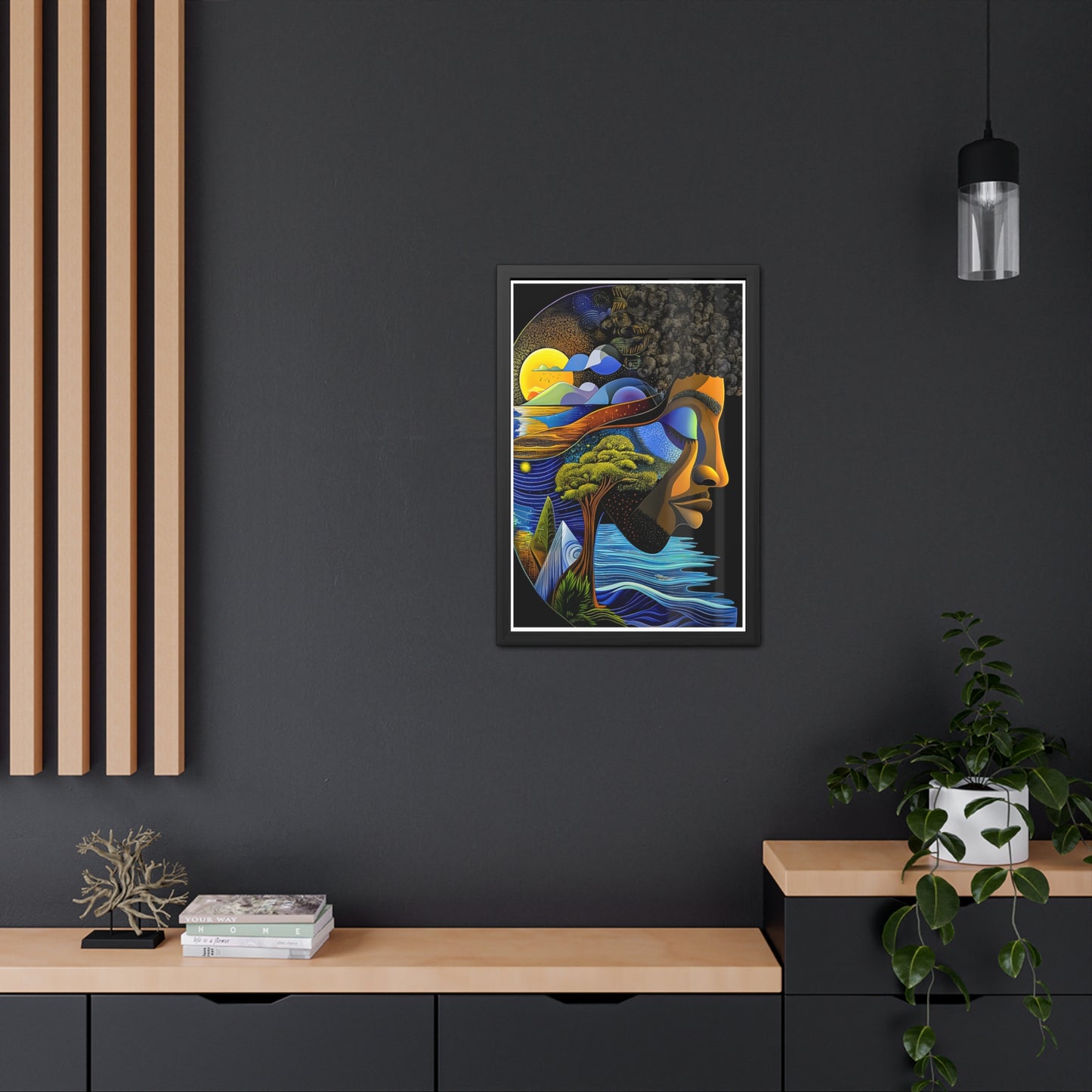 ThurmanatorX Art | Divinity in Silence | Aphrochrysalis | Framed Poster Print