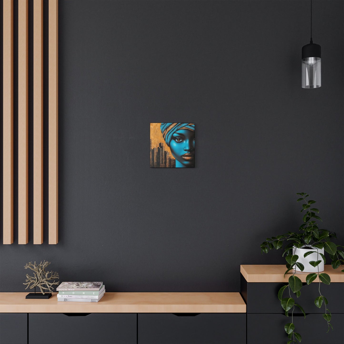 ThurmanatorX Art | Turban Queen 2099 | Aphrochrysalis | Satin Canvas Art Print