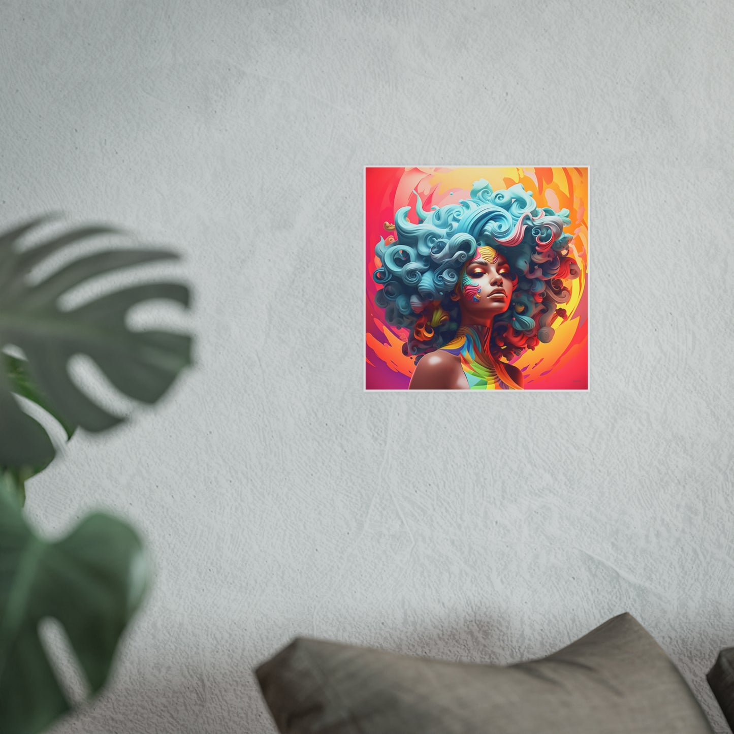 ThurmanatorX Art | Radiant Coil Ascension | Aphrochrysalis | Satin Wall Art Print