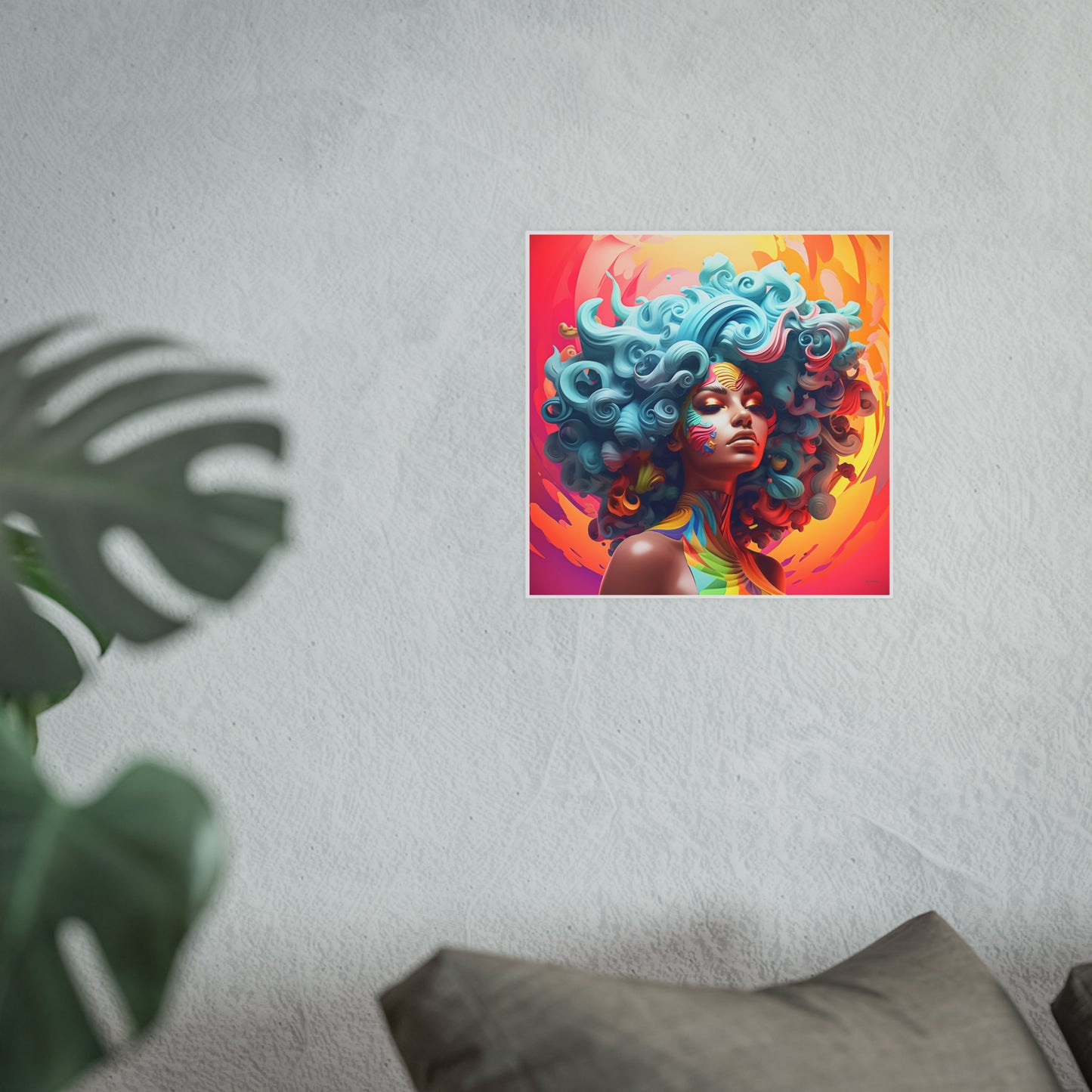 ThurmanatorX Art | Radiant Coil Ascension | Aphrochrysalis | Satin Wall Art Print