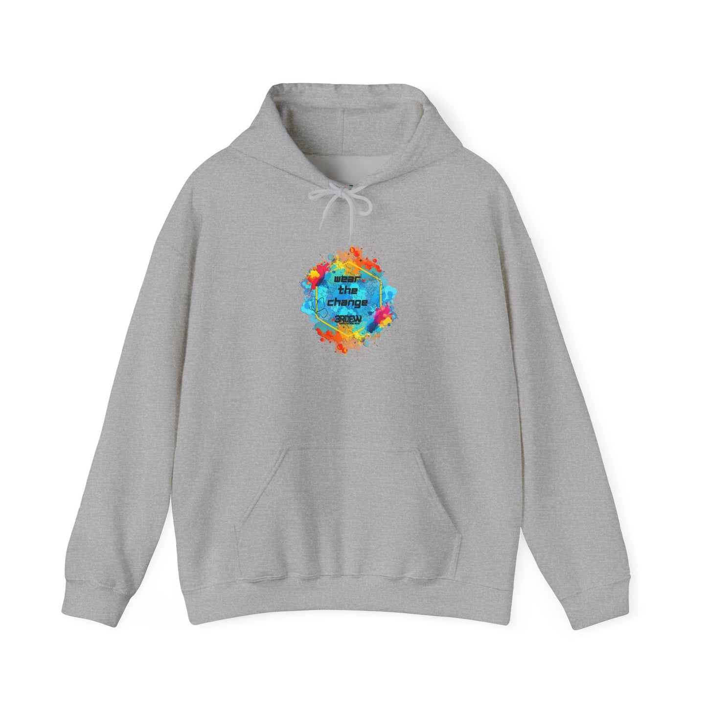 3RDEW² | Wear the Change | Third Eye Wide Wear | Unisex Heavy Blend™ Hoodie