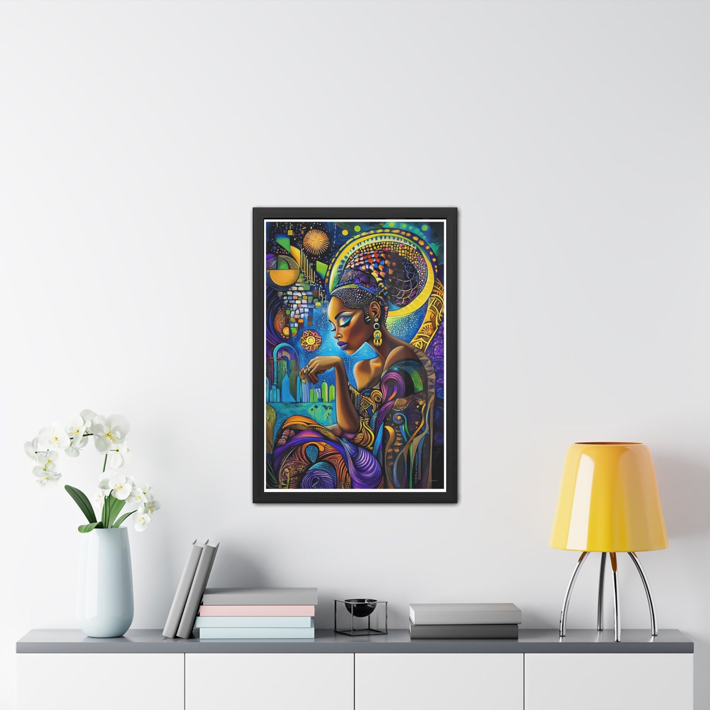ThurmanatorX Art | Solar Bloom | Aphrochrysalis | Framed Poster Print