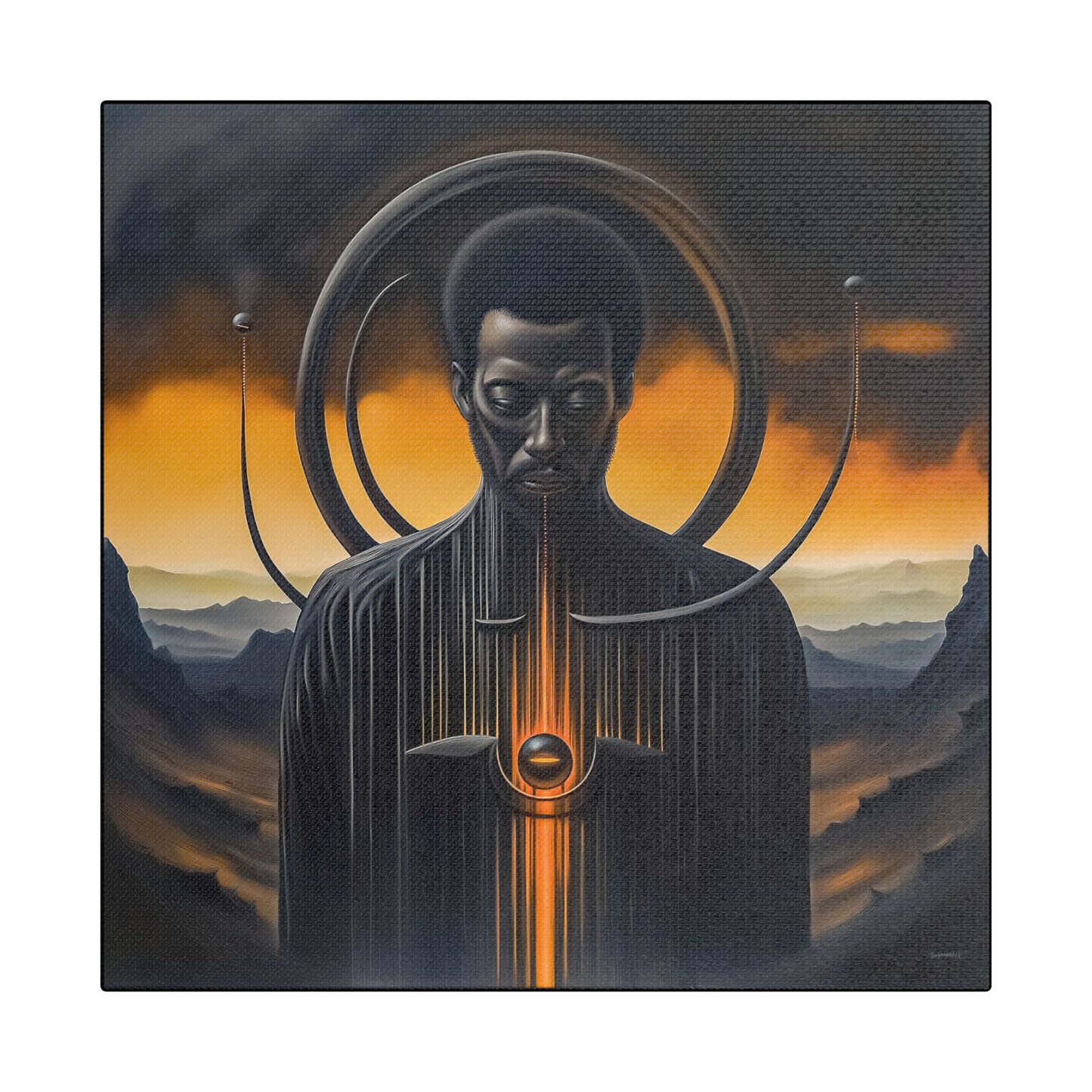 ThurmanatorX Art | Orbichant | AphrodisiDark | Satin Canvas Art Print