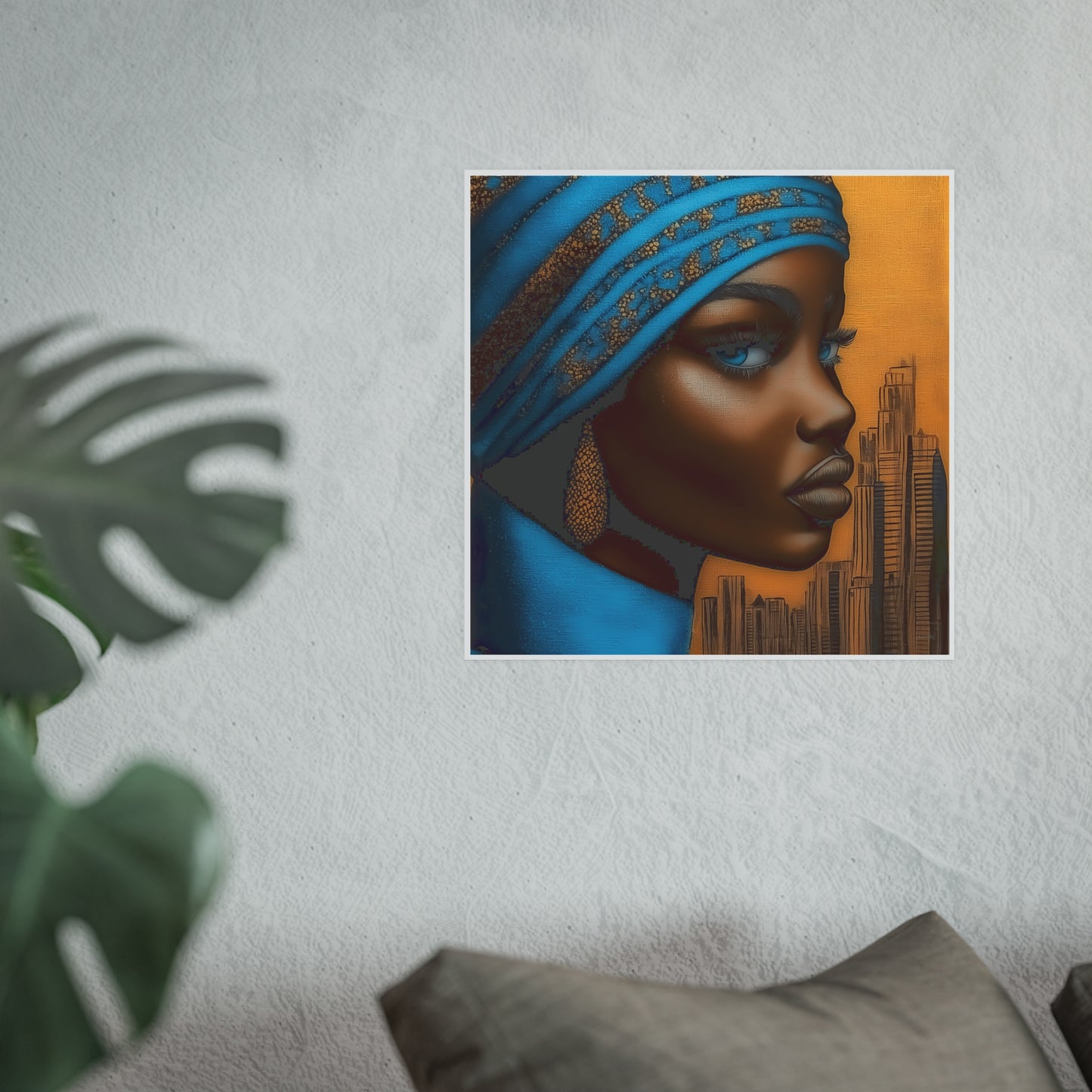 ThurmanatorX Art | Nyla, Guardian of the Highrise | Aphrochrysalis | Satin Wall Art Print