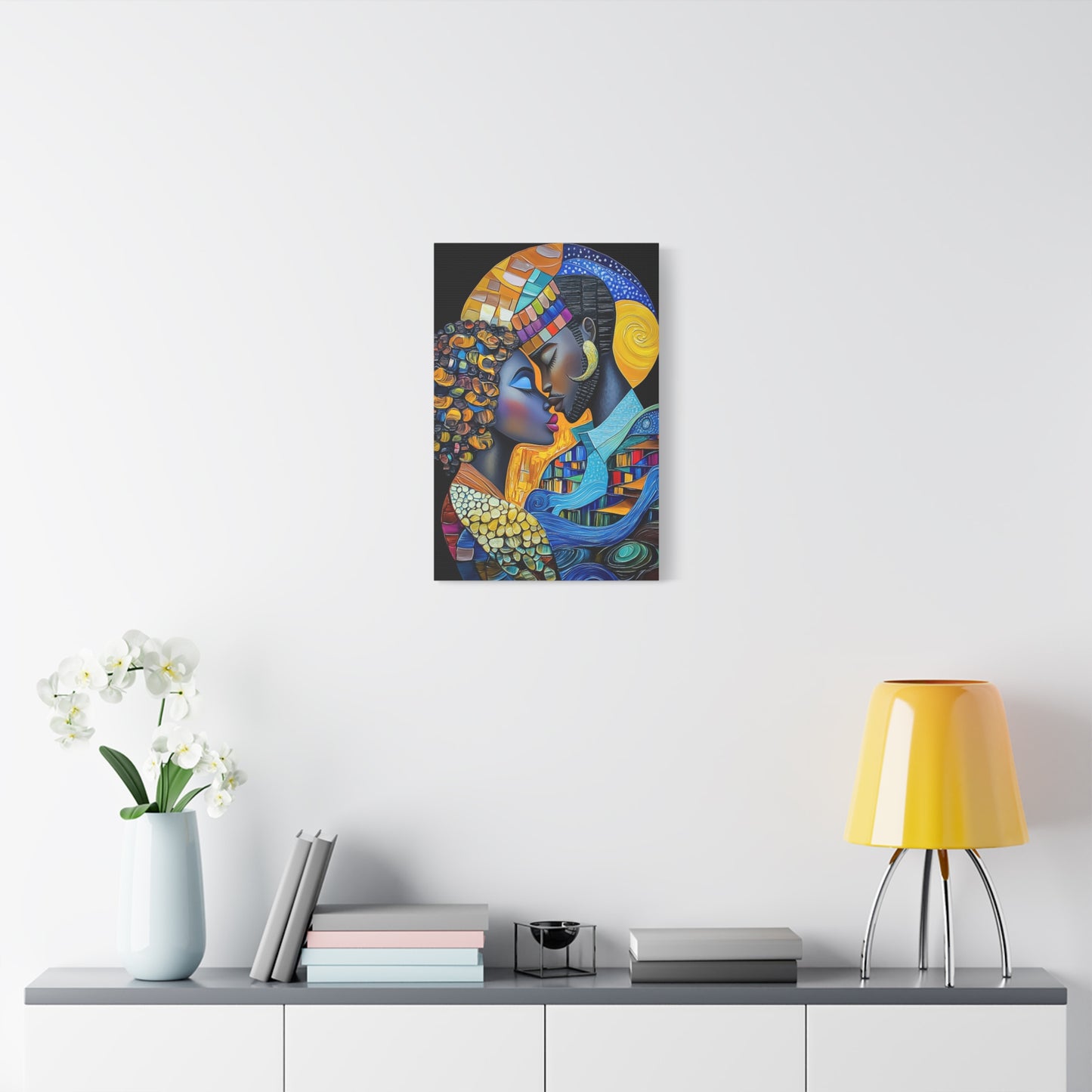 ThurmanatorX Art | Nebula Kiss | Aphrochrysalis | Matte Canvas, Stretched, 1.25"