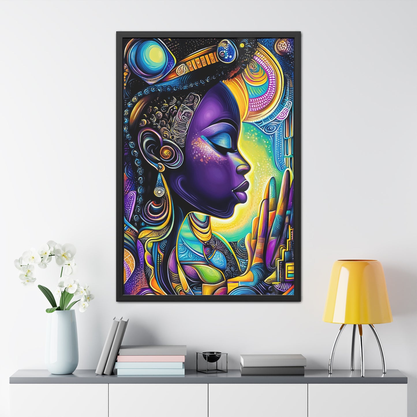 ThurmanatorX Art | Reflections of Stardom | Aphrochrysalis | Framed Poster Print