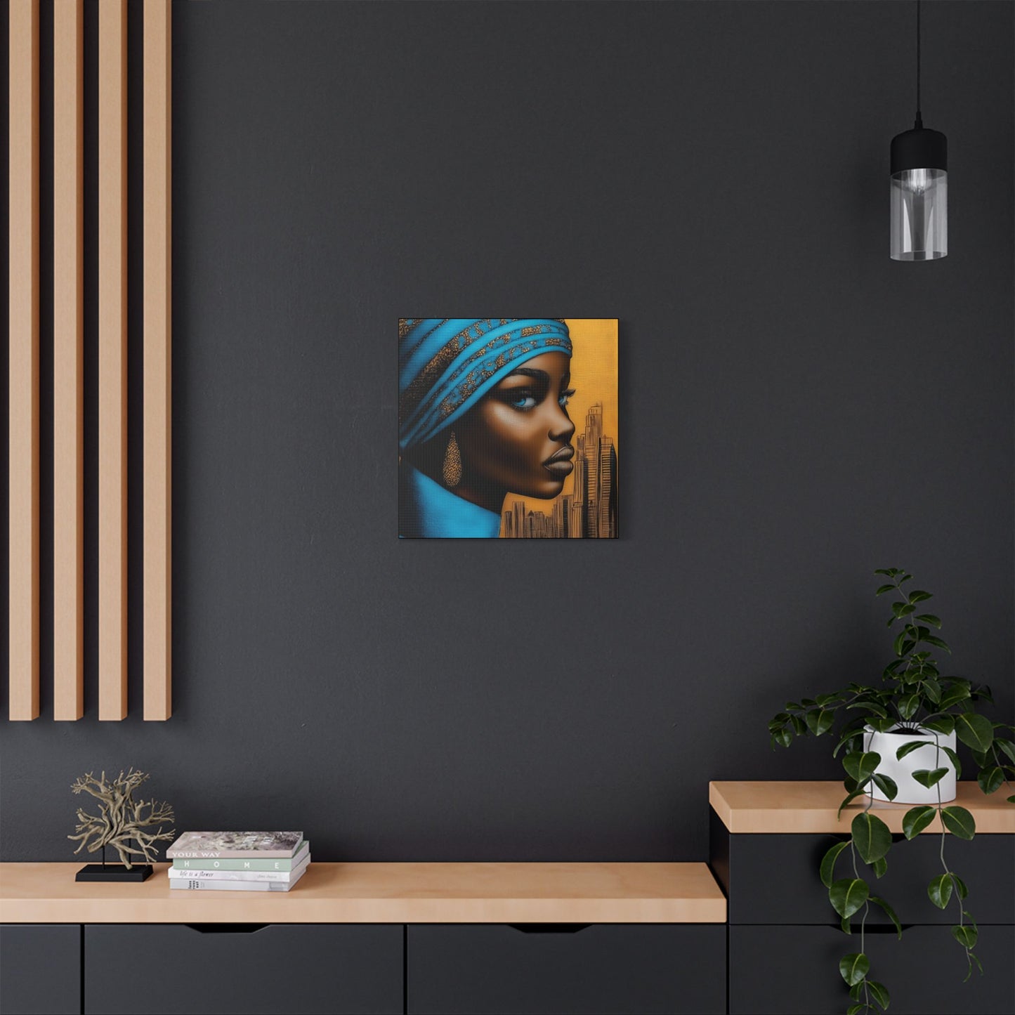 ThurmanatorX Art | Nyla, Guardian of the Highrise | Aphrochrysalis | Satin Canvas Art Print