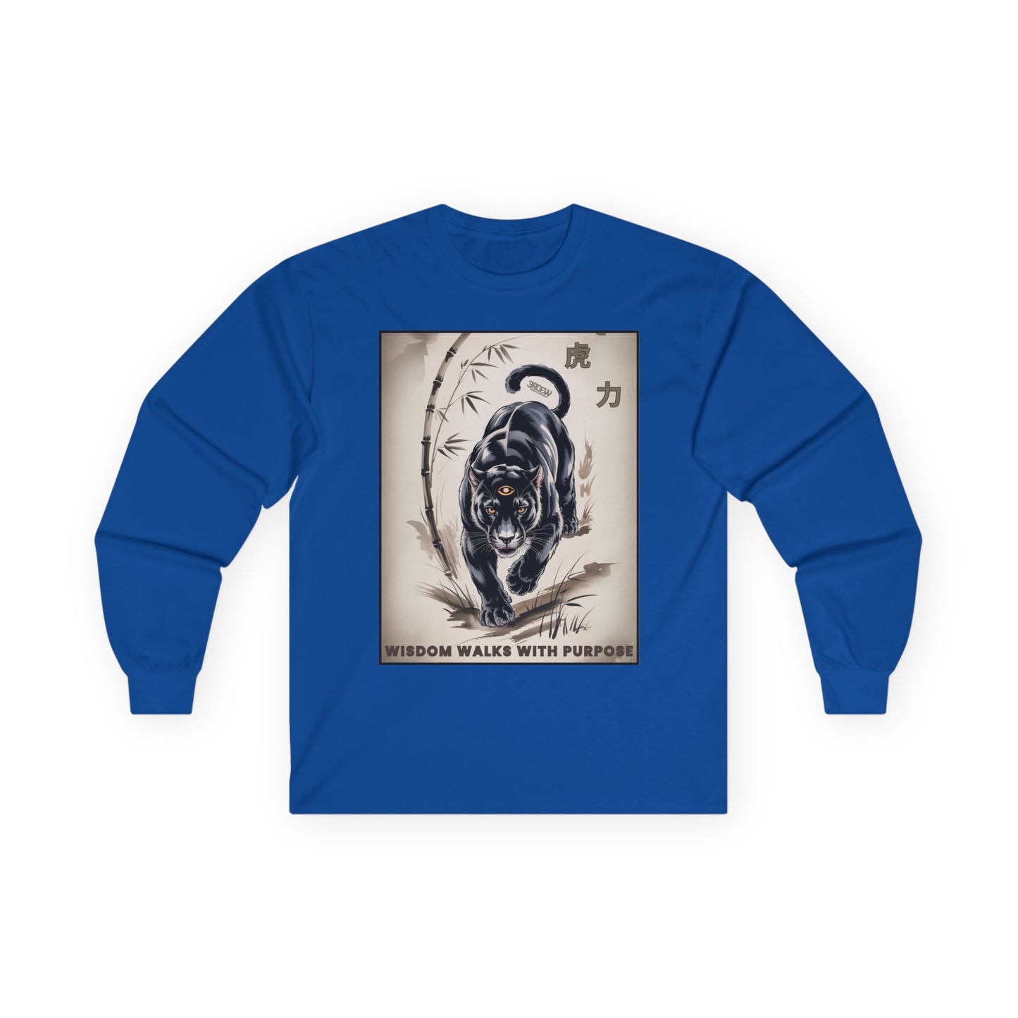 3RDEW² | Wisdom Walks With Purpose | Third Eye Wide Wear | Unisex Ultra Cotton Long Sleeve Tee