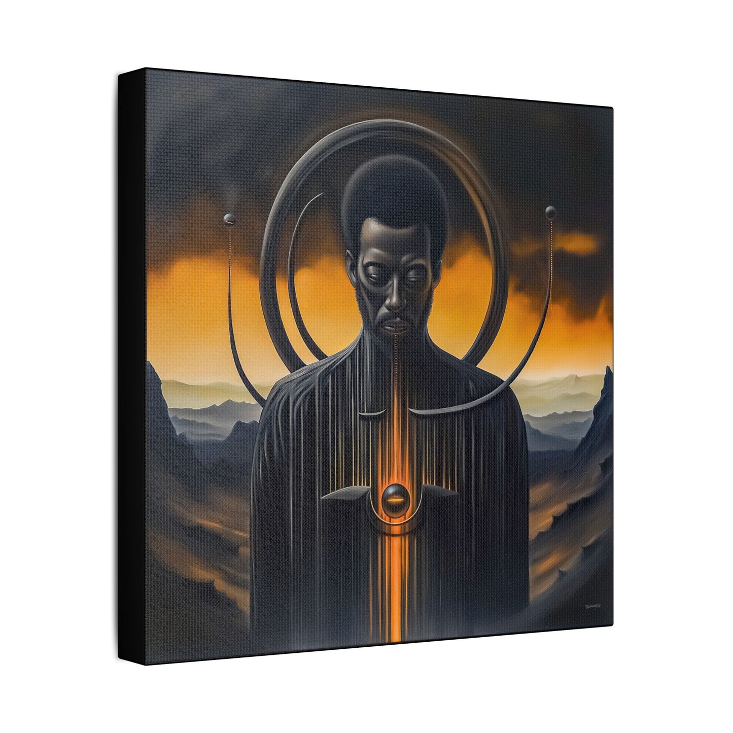 ThurmanatorX Art | Orbichant | AphrodisiDark | Satin Canvas Art Print