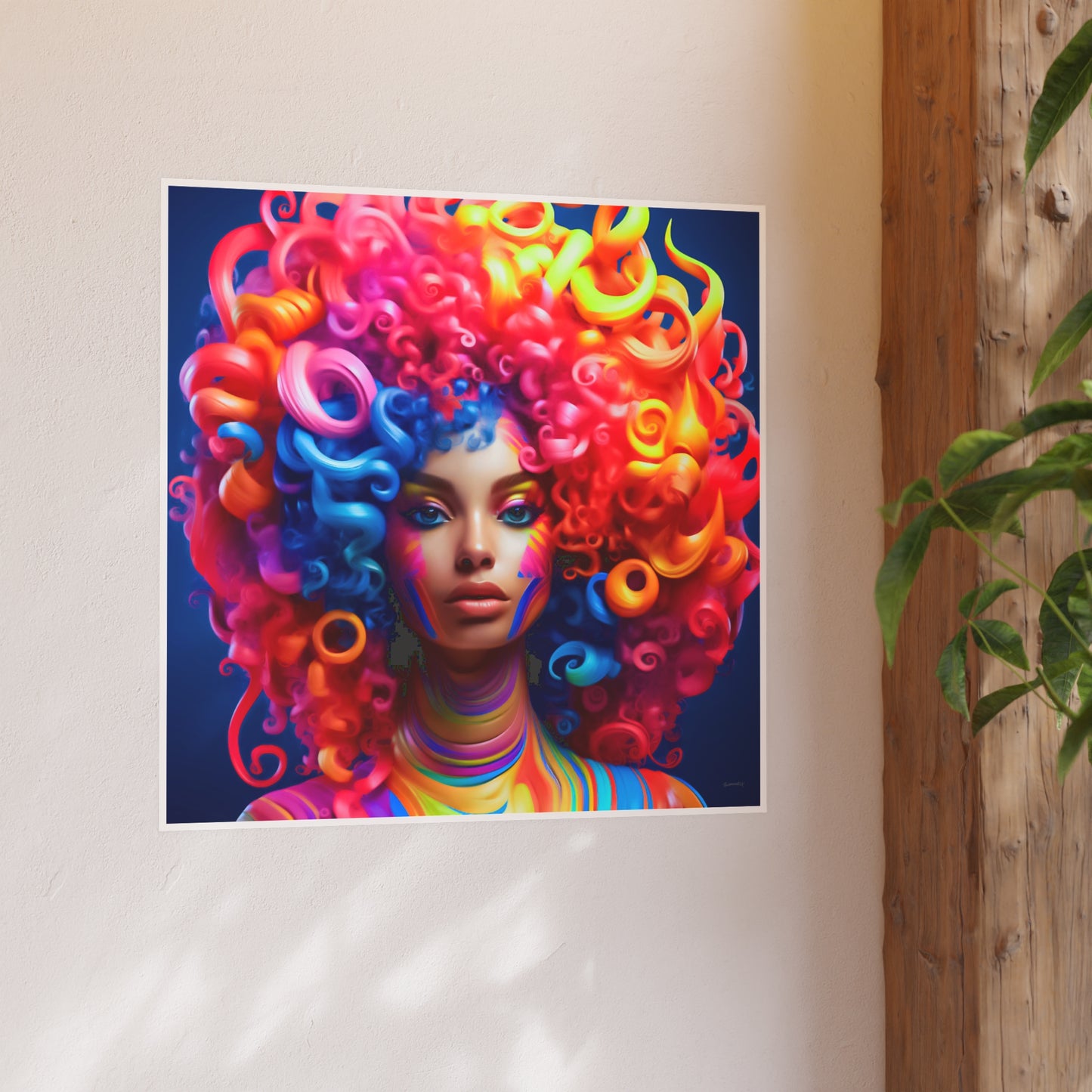 ThurmanatorX Art | PetalFury Oracle | Aphrochrysalis | Satin Wall Art Print