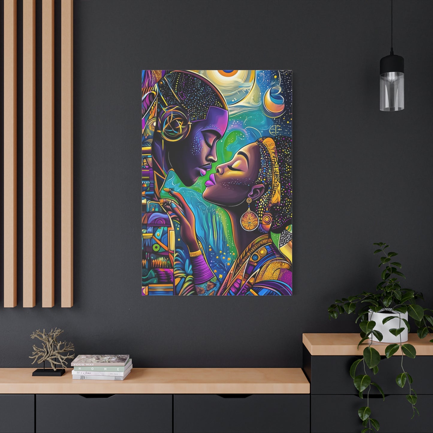 ThurmanatorX Art | Moonlight Mindscape | Aphrochrysalis | Matte Canvas, Stretched, 1.25"