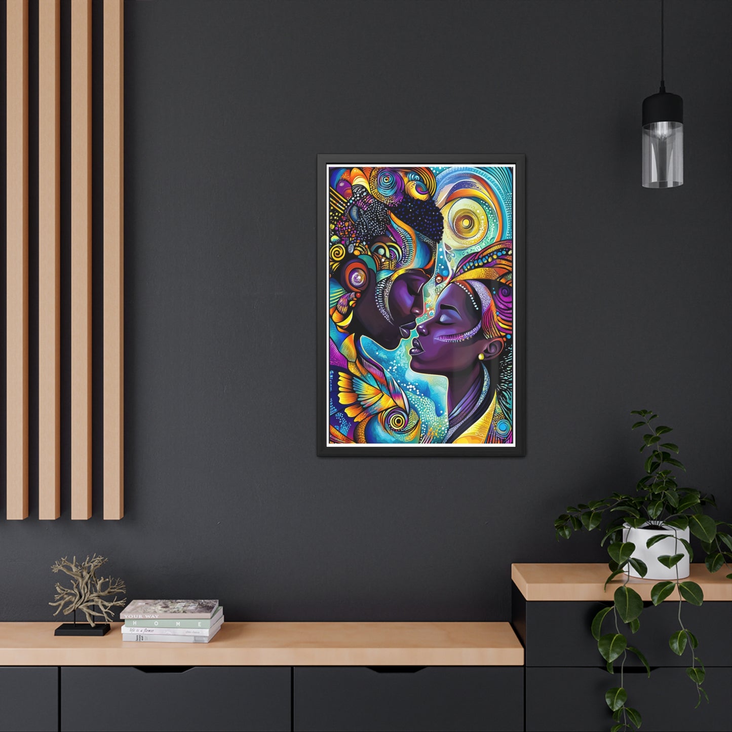 ThurmanatorX Art | Stargazer’s Embrace | Aphrochrysalis | Framed Poster Print